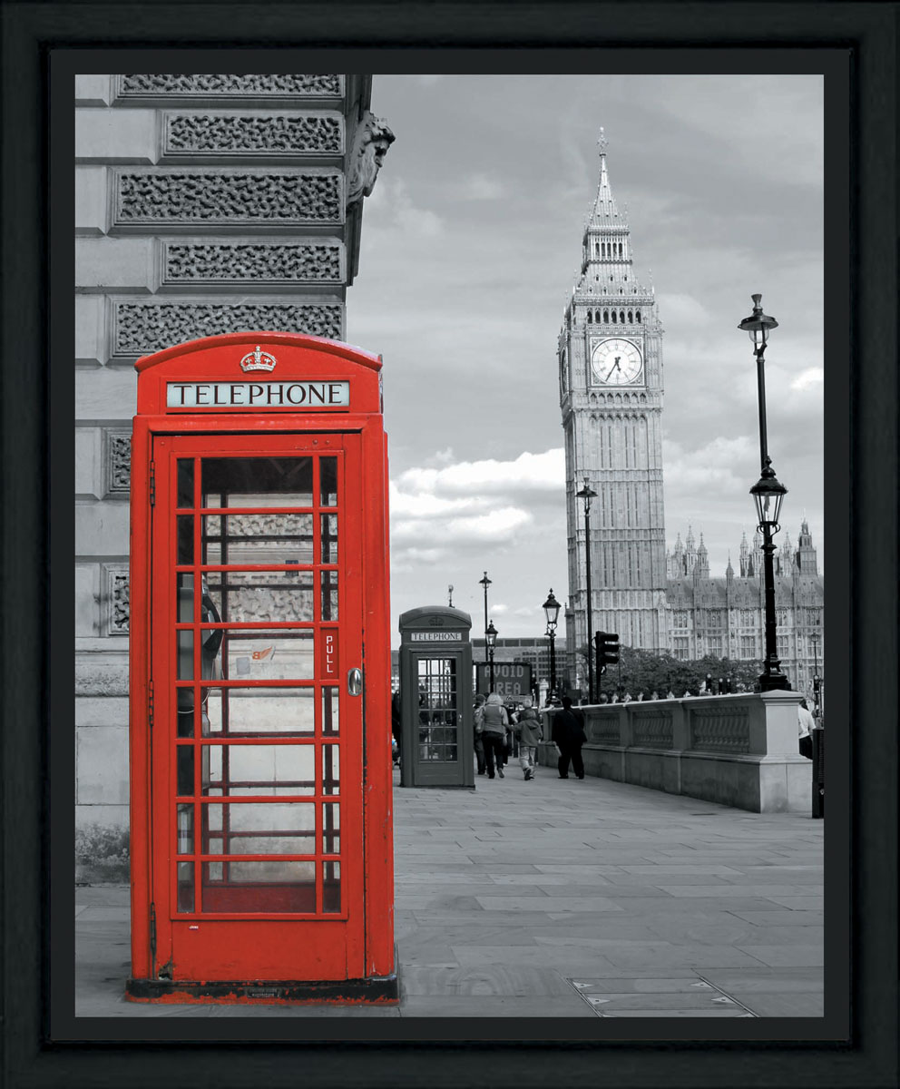 Постер в раме Postermarket Красная будка, 40 х 50 смPM-4001 Постер в раме Postermarket Красная будка, 40 х 50 смPM-4001Картина для интерьера (постер) - современное и актуальное направление в дизайне любых помещений. Постер с изображением красной телефонной будки на черно-белом фоне оформлен в раму черного цвета, выполненную из пластика. Картина защищена прозрачным пластиком. С задней стороны имеется петелька для подвешивания к стене. Картина может использоваться для оформления любых интерьеров: - дом, квартира (гостиная, спальня, кухня, прихожая, детская); - офис (комната переговоров, холл, кабинет); - бар, кафе, ресторан или гостиница. Картины, предоставляемые компанией Постермаркет: - собраны вручную из лучших импортных комплектующих; - надежно упакованы в пленку с противоударными уголками.