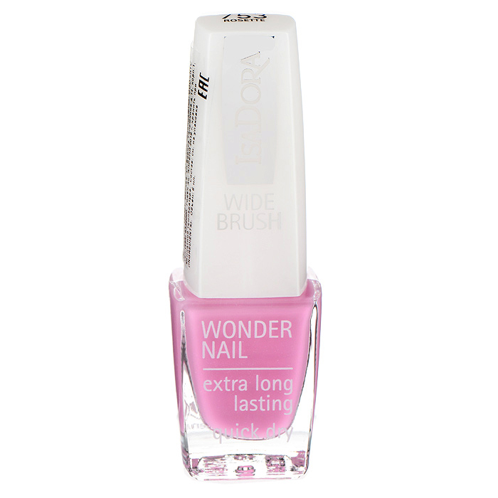 Isa Dora Лак для ногтей Wonder Nail, тон №753 Rosette, 6 мл1301207 Isa Dora Лак для ногтей Wonder Nail, тон №753 Rosette, 6 мл1301207Стойкий и быстро сохнущий лак для ногтей Isa Dora Wonder Nail с широкой кисточкой, покрывающей ногти всего за один штрих.Долго сохраняет свой блеск. Кисточка имеет особую форму, так как каждый ее волосок индивидуально подстрижен, что позволяет избежать полосок при нанесении лака.Товар сертифицирован.
