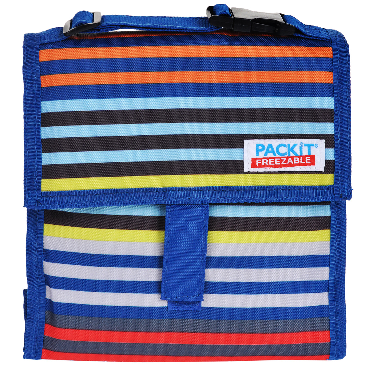 Сумка для закусок PACKIT Mini Cooler, изотермическая, рисунок: в полоску. PKT-MC-CAL4893738 Сумка для закусок PACKIT Mini Cooler, изотермическая, рисунок: в полоску. PKT-MC-CAL4893738Сумка для закусок PACKIT Mini Cooler выполнена их 100% полиэстера (PVC- & BPA free). Сумка обладает изотермическими свойствами. Внутрь вшит специальный охлаждающий гель, который способен сохранить холод до 10 часов (в зависимости от внешней температуры). Поэтому в такой сумке можно хранить перекусы, бутерброды, еду для обеда или завтрака, а также напитки; даже в жаркую погоду продукты останутся свежими. Внутри не содержится перегородок, продукты охлаждаются со всех сторон. Изделие водонепроницаемое, предотвращает попадание конденсата внутрь. Сумка закрывается на молнию и дополнительно клапаном на липучку, имеется короткая ручка. Сумка маленькая и компактная, поэтому не занимает много места при хранении. Чтобы сумка сохраняла изотермический эффект, необходимо положить ее в холодильник на 12 часов. Только для ручной стирки. Не стирать в посудомоечной и стиральной машине.Размер (в разложенном виде): 19,5 см х 10 см х 19,5 см.Размер (в сложенном виде): 19,5 см х 19,5 см х 5 см.Возврат товара возможен только через сервисный центр.Гарантийный центр: м. ВДНХ, Ботанический сад129223, г. Москва, Проспект Мира, 119, ВВЦ, строение 323 +7 495 974 3494 service@omegatool.ruВремя работы сервисного центра:Пн-чт: 10.00-18.00 Пт: 10.00- 17.00 Сб, Вс: выходные дни