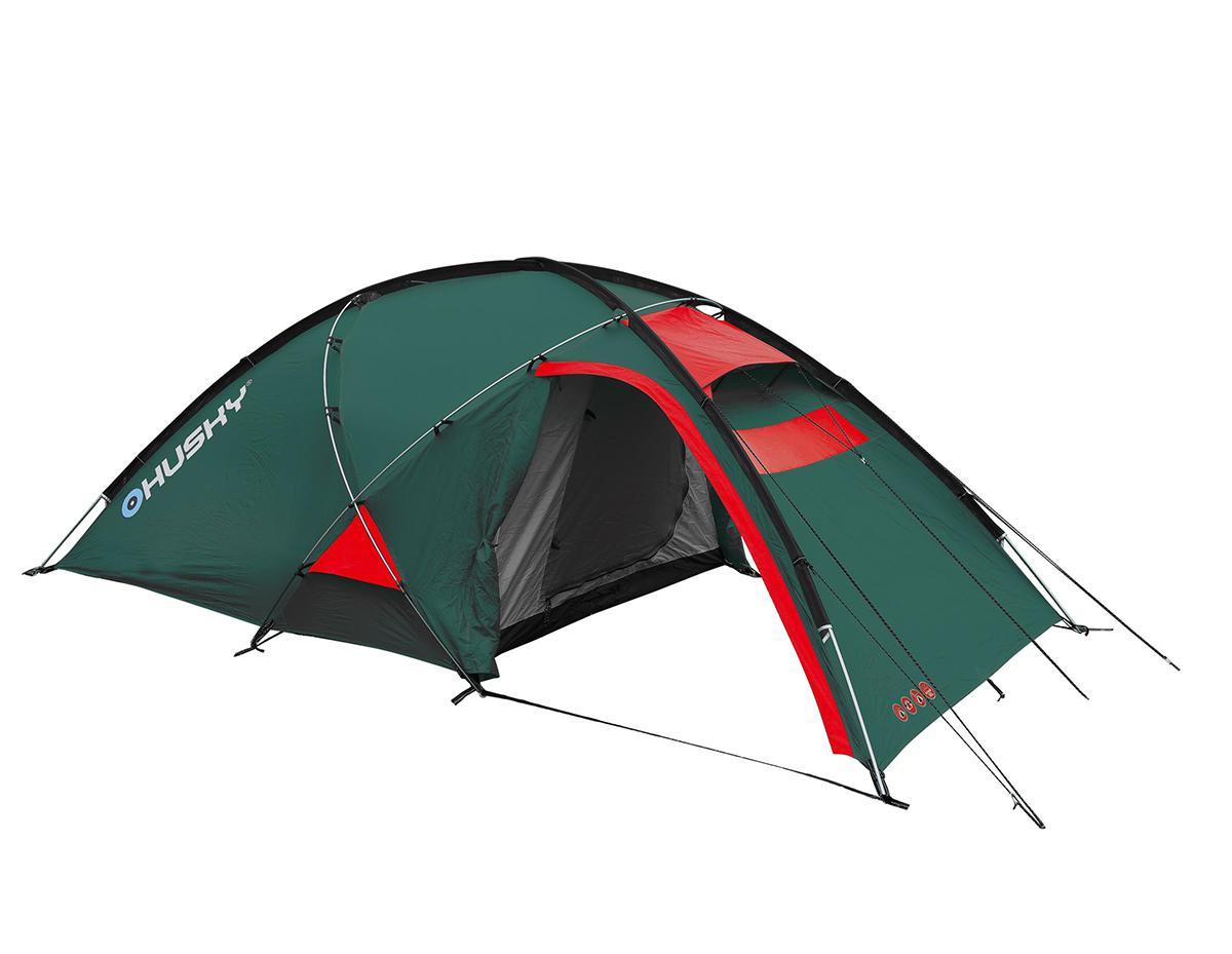 Палатка Husky Felen 2-3 Dark Green, цвет: темно-зеленыйУТ-000048323 Палатка Husky Felen 2-3 Dark Green, цвет: темно-зеленыйУТ-000048323Трехсезонная просторная палатка Felen 2-3 отлично подойдет для путешествий. Палатка отличается хорошей устойчивостью, имеет два входа и просторный тамбур. В комплекте компрессионный мешок. Особенность конструкции платки состоит в системе фиксации несущих дуг благодаря внешней конструкции. Эта система основывается на карманах из ткани, сквозь которые продеваются дуги и петлях из усиленного пластика. Такой вид фиксации позволяет легко и быстро поставить палатку даже в экстремальных погодных условиях. Палатка комплектуется алюминиевыми колышками и комплектом для ремонта. Характеристики: Размер палатки: 340 см x 165 см х 120 см. Размер спального места: 210 см х 150 см. Материал внешнего тента: 210Т Polyester Ripstop с полиуретановым покрытием 6000 мм/см2. Материал внутреннего тента: воздухопроницаемый нейлон 210T, вставки из противомоскитной сетки. Материал пола: 190Т Polyester с полиуретановым покрытием 10000 мм/см2. Вес: 4,4 кг. Артикул: ...