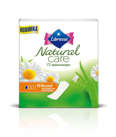 Libresse Ежедневные прокладки Natural Care. Normal, 40 шт140390392 Libresse Ежедневные прокладки Natural Care. Normal, 40 шт140390392Ежедневные прокладки Libresse Natural Care. Normal с мягкой, как хлопок, поверхностью обогащены натуральными экстрактами алоэ вера и ромашки, известными своими полезными свойствами. Обеспечивают ощущение свежести и чистоты и при этом не содержат искусственных ароматизаторов. Характеристики: Количество прокладок: 40 шт. Размер упаковки: 13,5 см х 5,3 см х 15 см. Производитель: Словакия. Товар сертифицирован.