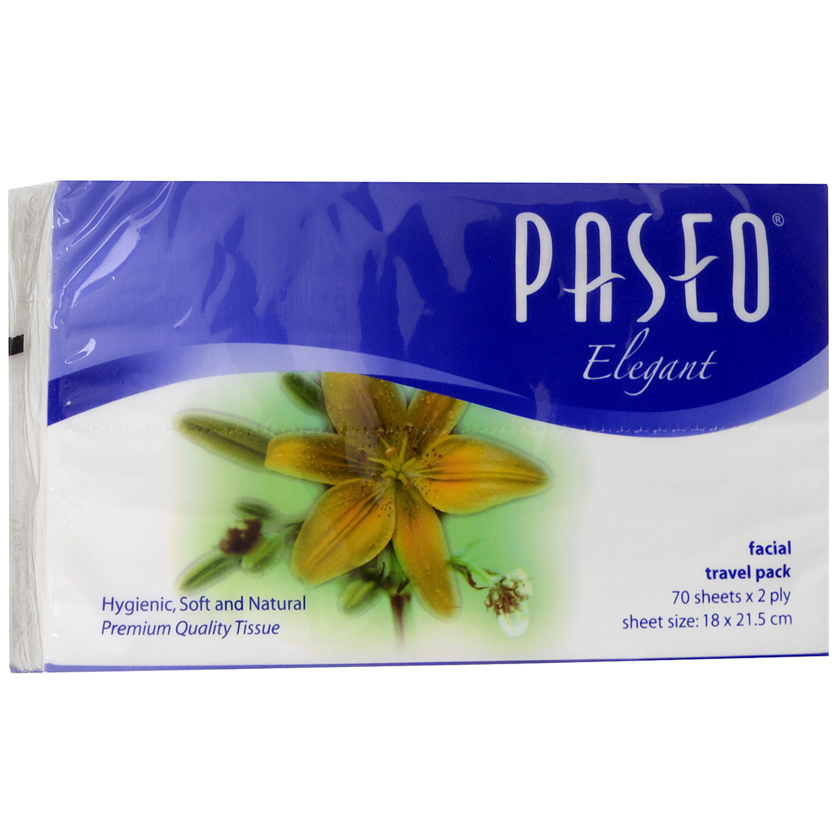 Салфетки бумажные Paseo Elegant, двухслойные, 70 шт131017 Салфетки бумажные Paseo Elegant, двухслойные, 70 шт131017Бумажные гигиенические салфетки Paseo Elegant, изготовленные из натуральной целлюлозы, являются продуктом Premium класса. Они обладают уникальными свойствами, так как всегда остаются мягкими на ощупь, прочными и отлично впитывающими влагу и могут быть пригодными в любой ситуации. Салфетки не содержат флуоресцентных добавок, парфюмерных отдушек и красителей. Не раздражают кожу. Салфетки Paseo Elegant идеально подходят для поездок, во время отдыха на природе за городом, в автомобиле, благодаря мягкой непромокаемой упаковке. Товар сертифицирован.