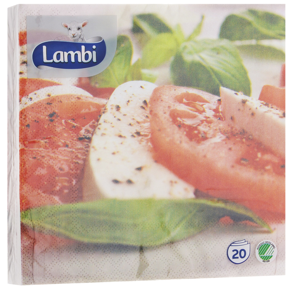 Салфетки Lambi Италия, трехслойные, 33 х 33 см, 20 шт2213 Салфетки Lambi Италия, трехслойные, 33 х 33 см, 20 шт2213Трехслойные бумажные салфетки Lambi Заяц, изготовленные из экологически чистого, высококачественного сырья - 100% целлюлозы, станут отличным дополнением праздничного стола. Они отличаются необыкновенной мягкостью и прочностью. Салфетки декорированы изображением забавного зайца. Яркий дизайн салфеток придется вам по душе и подарит положительные эмоции. Товар сертифицирован.