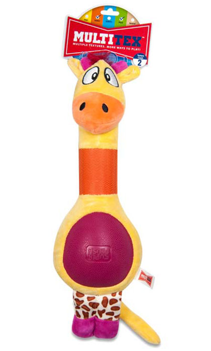 Игрушка плюшевая для собак R2P Pet Multi-tex. Жираф1146 Игрушка плюшевая для собак R2P Pet Multi-tex. Жираф1146Игрушка плюшевая для собак R2P Pet Multi-tex. Жираф - это занимательная игрушка, изготовленная из плюша и резины. Игрушка умеет пищать, выполнена в виде забавного жирафа с прорезиненной шеей и животиком. Наполнитель 100% полиэстер. Размер игрушки: 40 см х 14 см х 7 см.