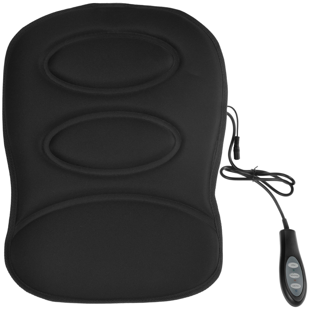 Массажная подушка для спины Ommassage BM-1010402-033A01 Массажная подушка для спины Ommassage BM-1010402-033A01Массажная подушка с функцией подогрева Ommassage BM-1010 — современное устройство для проведения эффективного массажа в бытовых условиях или во время поездки в автомобиле, позволяющее эффективно снимать мышечное напряжение и усталость. В массажной подушке Ommassage BM-1010, используются три мощных электромотора, которые по вашему выбору могут работать в одном из 6 предусмотренных режимов: легкий массаж, средний, сильный, а также три комбинированных режима с изменяемой мощностью и скоростью работы вибромоторов.