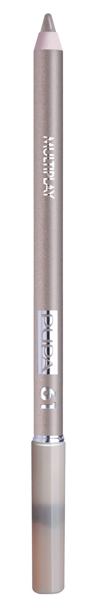PUPA Карандаш для век с аппликатором Multiplay Eye Pencil тон №61 платиновый, 1.2 г244061 PUPA Карандаш для век с аппликатором Multiplay Eye Pencil тон №61 платиновый, 1.2 г244061Контурный карандаш для глаз Multiplay тройного действия с аппликатором для растушёвки подчёркивает взгляд с помощью интенсивного и однородного цвета, которой обладает безупречной стойкостью. Мягкая и очень пластичная текстура обеспечивает лёгкое и быстрое нанесение.