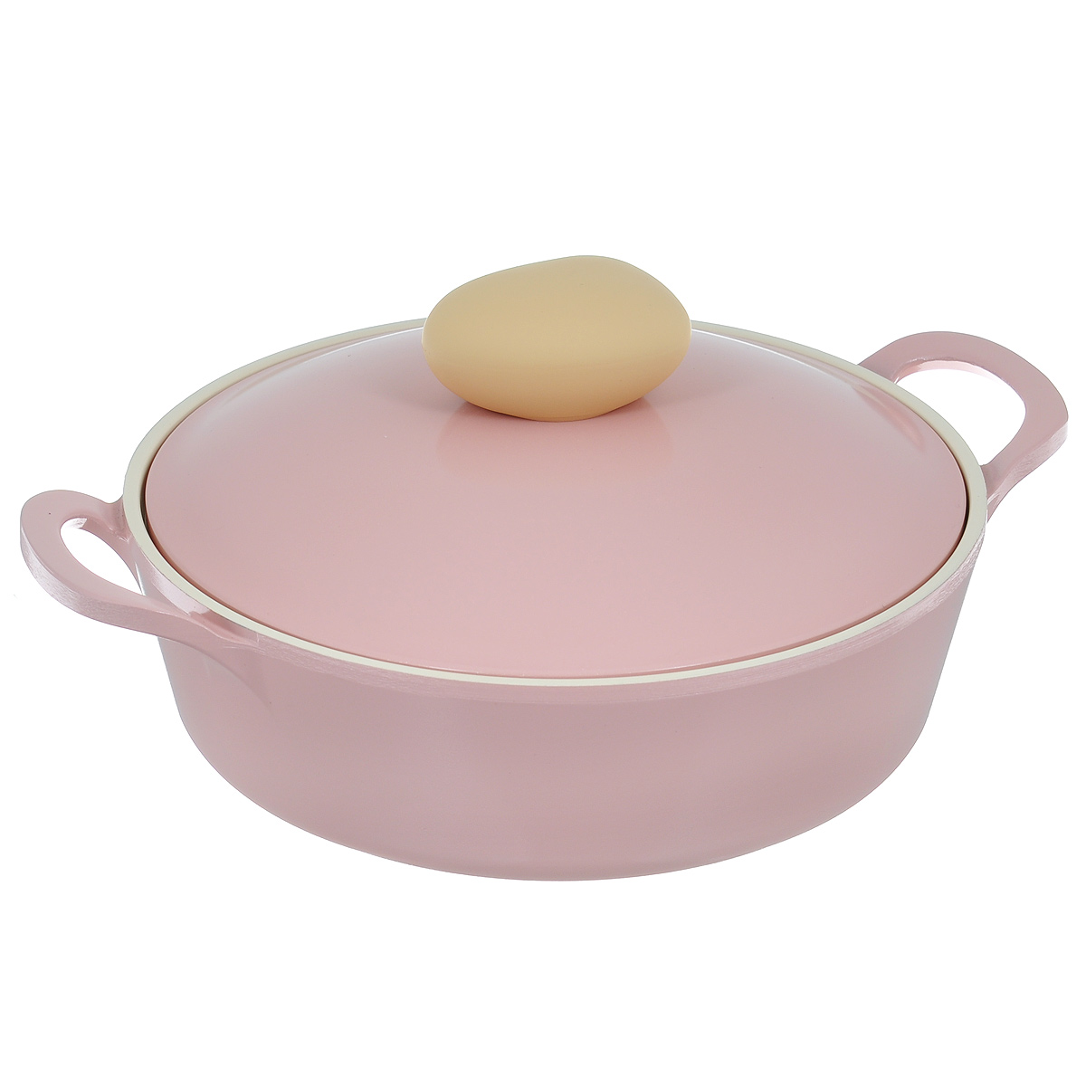 Жаровня Frybest Round с крышкой, с керамическим покрытием, цвет: розовый, 2 лROUND L22-P Жаровня Frybest Round с крышкой, с керамическим покрытием, цвет: розовый, 2 лROUND L22-PЖаровня Frybest Round выполнена из алюминия с внутренним и внешним керамическим покрытием Ecolon Superior. Такое покрытие устойчиво к повреждениям и не содержит вредных компонентов, так как изготовлено из натуральных материалов. Жаровня оснащена удобными литыми алюминиевыми ручками и крышкой с пароотводом и прорезиненной ручкой из высококачественного пластика. Коллекция Round - это сочетание непревзойденного качества и элегантности. Ключевые преимущества: - Литой алюминиевый корпус хорошо проводит тепло и равномерно нагревается, обеспечивая наиболее эффективное приготовление пищи, - Крепления ручек не имеют заклепок на внутренней стороне посуды, - Внешнее и внутреннее покрытие устойчиво к царапинам и повреждениям, - Покрытие абсолютно нейтрально и не вступает в реакцию с пищей, - Легко моется, - Утолщенное дно для лучшего распространения тепла и экономии энергии, - Благодаря равномерно прогревающейся алюминиевой...