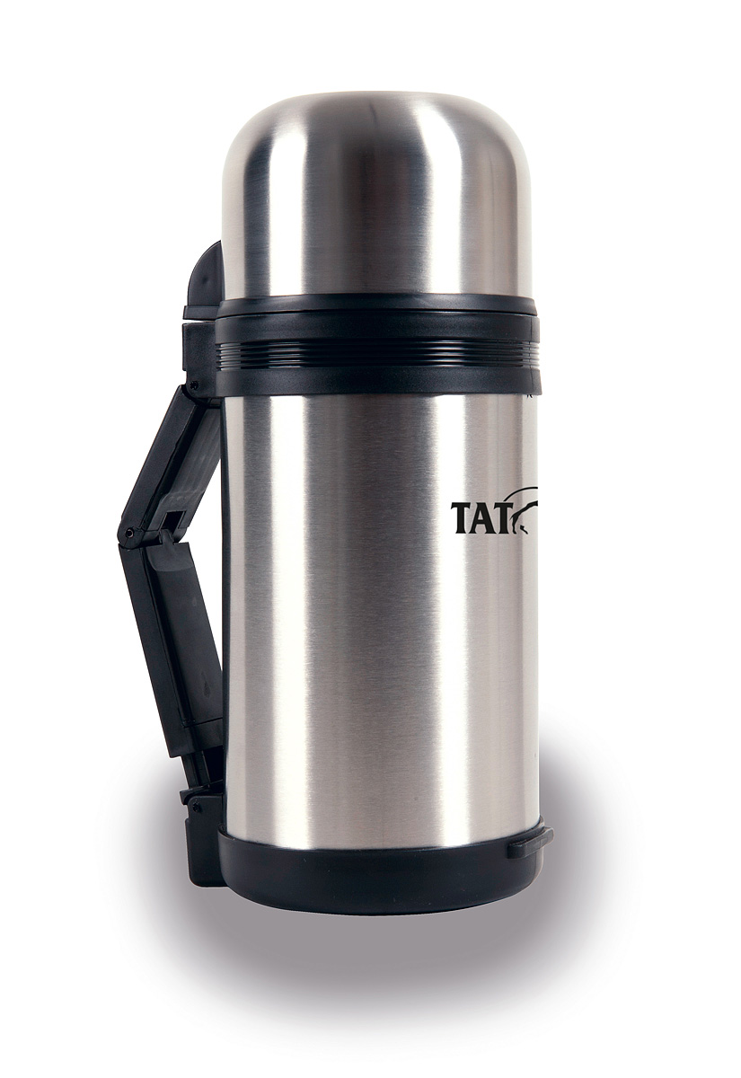 Термос Tatonka Hot & Cold Stuff, 1,2 л4165.000 Термос Tatonka Hot & Cold Stuff, 1,2 л4165.000Отличный походный термос Hot & Cold Stuff от фирмы Tatonka. Термос такого объема отлично подходит даже для большой семьи. Он надолго сохранит горячими ваши любимые блюда и напитки. Термос можно использовать не только для горячих и холодных жидкостей, но и для любой еды. Благодаря широкому горлышку его удобно мыть и сушить. В комплекте ремешок для переноски. Диаметр термоса: 11,5 см. Высота термоса: 27,6 см.