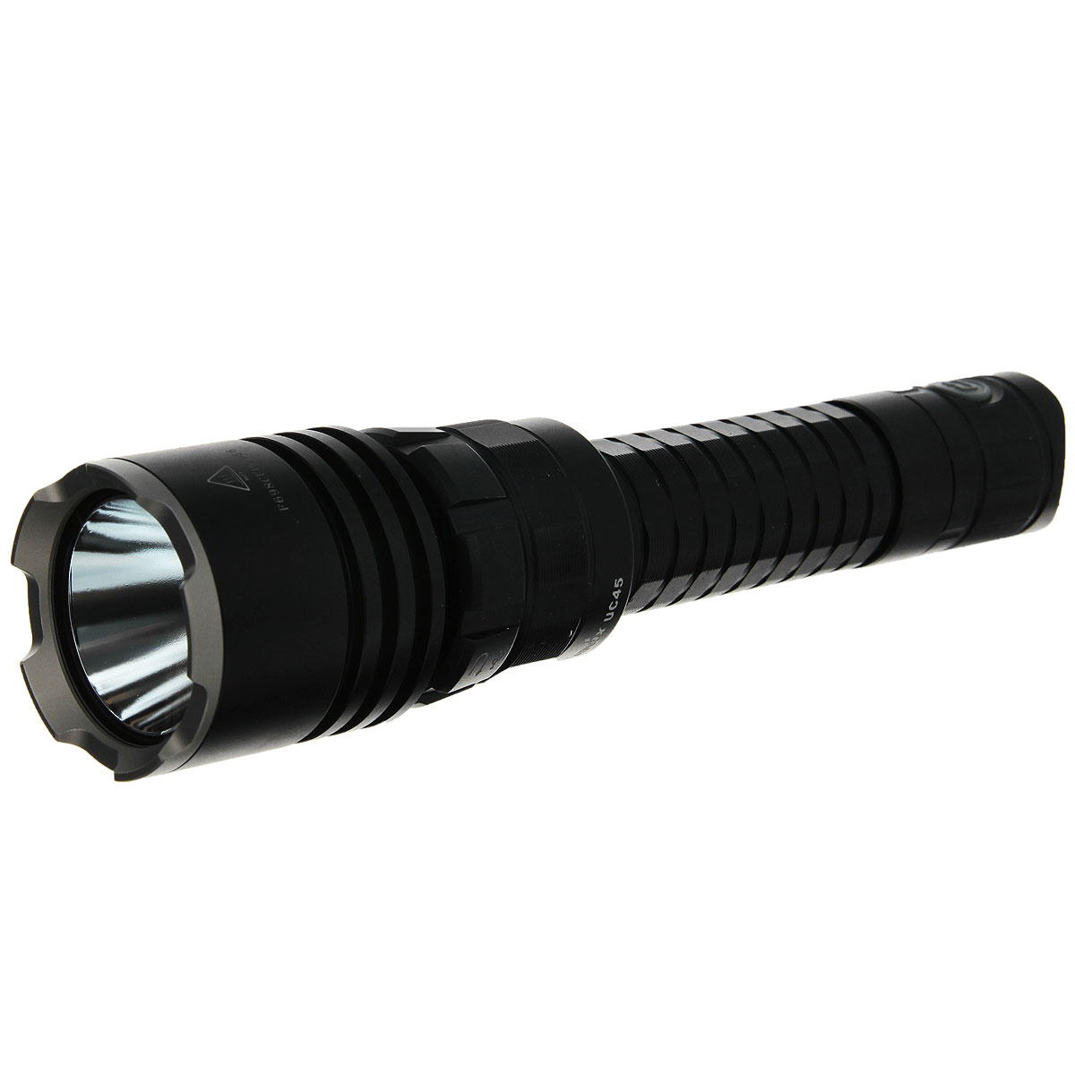 Фонарь аккумуляторный Fenix UC45 XM-L2 U2UC45 Фонарь аккумуляторный Fenix UC45 XM-L2 U2UC45Фонарь Fenix UC45 Cree XM-L2 (U2) LED — это мощный осветительный прибор с возможностью регулировки яркости света. Всего яркостных режимов у этой модели предусмотрено 4. Пользователь может установить уровень света фонаря от 10 до 960 люмен. В дополнение к этому, предусмотрен тактический режим стробоскоп, который может выполнять сигнальную или дезориентирующую функцию. Дальность луча света в этой модели равна 257 м. Fenix UC45 Cree XM-L2 (U2) LED укомплектован встроенным аккумулятором, рассчитанным на 3200 мАч. Его можно заряжать более 500 раз без существенной потери емкости. Устройство заряжается через микро-USB порт, который надежно защищен от влаги. Зарядная док-станция входит в стандартную комплектацию. Корпус фонаря сделан из ударопрочного металлического сплава. К тому же, он стойкий к коррозии и абразивному воздействию. Герметичность осветительного прибора отвечает международному стандарту качества IPX-8.