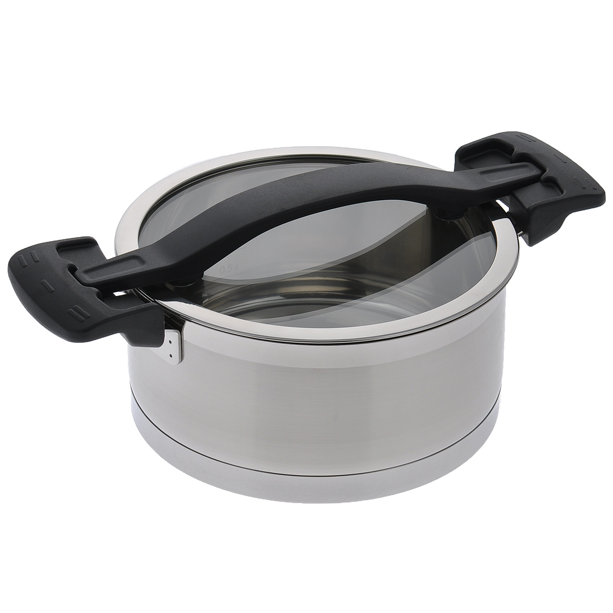 Кастрюля Tescoma Ultima с крышкой, 3 л. 780633780633 Кастрюля Tescoma Ultima с крышкой, 3 л. 780633780633Кастрюля Tescoma Ultima, изготовленная из высококачественной нержавеющей стали 18/10, снабжена толстым многослойным дном, что значительно снижает вероятность пригорания пищи. Внешняя поверхность кастрюли оформлена сочетанием зеркальной и матовой полировки. Изделие оснащено удобными ручками из прочного и легкого нейлона. Внутри кастрюля снабжена мерной шкалой. Крышка кастрюли изготовлена из жаропрочного стекла и оснащена ободком из нержавеющей стали и удобной нейлоновой ручкой. Уникальная крышка снабжена тремя рабочими функциями: без отверстия для пара - быстрое кипячение и разогрев еды, экономия энергии; небольшое отверстие для пара - для комфортного приготовления пищи; большое отверстие для пара - для приготовления жидких блюд, картофеля, макарон, супов. Кастрюля Tescoma Ultima - это идеальный подарок для современных хозяек, которые следят за своим здоровьем и здоровьем своей семьи. Эргономичный дизайн и функциональность позволят вам...