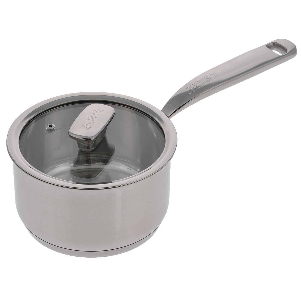 Ковш Zanussi Positano с крышкой, 1,7 лZCS11411AF Ковш Zanussi Positano с крышкой, 1,7 лZCS11411AFКовш Zanussi Positano изготовлен из высококачественной нержавеющей стали 18/10 с полировкой поверхности до зеркального блеска. Высококачественное трехслойное основание с цельноалюминиевой сердцевиной быстро поглощает тепло и равномерно распространяет его. Пища не пригорает и не прилипает к стенкам посуды. Загнутая кромка ковша обеспечивает аккуратный слив жидкости без подтеков. Внутренняя поверхность имеет шкалу литража для быстрых и удобных замеров. Сварная ручка из нержавеющей стали обеспечивает превосходную прочность и долговечность. Крышка с вентиляционным отверстием изготовлена из качественного жаростойкого стекла, что позволяет контролировать процесс приготовления пищи без потерь тепла, а также обеспечивает легкость и контроль приготовления пищи. Ковш подходит для всех типов конфорок, включая индукционные. Пригоден для использования при температуре до 260°С (180°С с крышкой), а также для мытья в посудомоечной машине.