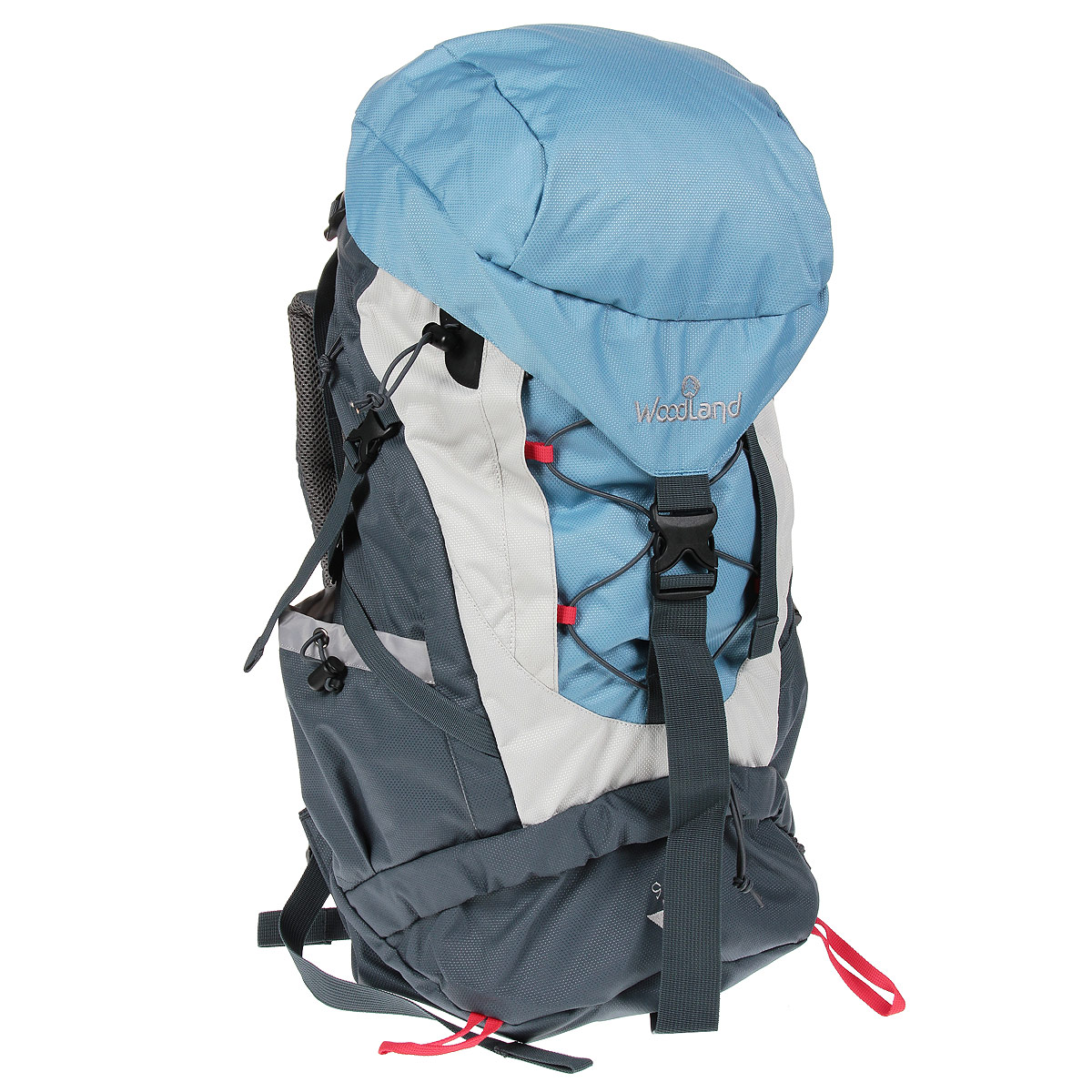 Рюкзак WoodLand Sky 60, цвет: синий, светло-серый, темно-серый30781 Рюкзак WoodLand Sky 60, цвет: синий, светло-серый, темно-серый30781Качественный и функциональный рюкзак WoodLand Sky 60 для любых путешествий. Оснащен удобной регулируемой подвесной системой VRS. Быстрый доступ в любую часть рюкзака. Универсальный объем. Малый вес. Удобное решение для новых задач. Особенности рюкзака: Съемный клапан с верхним карманом. Кармашек для плеера в клапане + выход для наушников. Верхний, нижний и боковой вход в основное отделение. Диафрагма типа кулиска, перекрывается затягиванием шнура и фиксируется стоппером. Три внешних кармана. Широкий поясной ремень с кармашком для мелочей. Боковые карманы выполнены из основного материала. Широкие S-образные лямки. Грудная стяжка с резиновым компенсатором. Пластиковая фурнитура YKK.