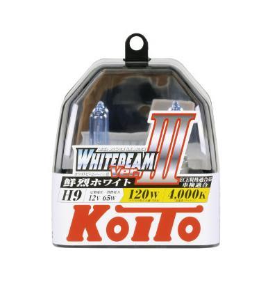 Лампа высокотемпературная Koito Whitebeam H9 12V 65W (120W) пластиковая упаковка -2 шт. комплект P0759WKOITO Лампа автомобильная P0759W Лампа высокотемпературная Koito Whitebeam H9 12V 65W (120W) пластиковая упаковка -2 шт. комплект P0759WKOITO Лампа автомобильная P0759WЯпонская компания KOITO - мировой лидер по производству автомобильных ламп и оптики. Компания основана в 1915 году и в настоящее время входит в корпорацию TOYOTA GROUP и имеет представительства и совместные предприятия по всему миру. Продукция KOITO широко применяется не только для автомобилей, но и для железнодорожных подвижных составов, авиационного и морского транспорта. Компания KOITO выпускает все разновидности лампочек, начиная от ламп головного света и заканчивая подсветкой салона и приборов, для абсолютно всех моделей японских автомобилей и мотоциклов. Компания KOITO выпускает все разновидности ламп и предохранителей для всех моделей японских автомобилей, а также широкий ассортимент для европейских и американских автомобилей. В ассортименте KOITO есть как лампы стандартной комплектации, так и лампы особых серий, таких как VWHITE и WHITEBEAM. Лампы особых серий VWHITE и WHITEBEAM обеспечивают удвоенную яркость при стандартной мощности. Эти лампы соответствуют всем нормам и...