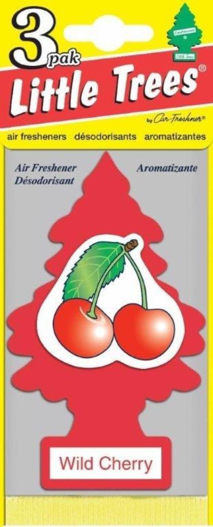 Набор ароматизаторов Car-Freshner Елочка Дикая вишня, 3 штU3S-32011 Набор ароматизаторов Car-Freshner Елочка Дикая вишня, 3 штU3S-32011Оригинальный ароматизатор сделан из высококапилярного качественного картона - что позволяет долго сохранять аромат и насыщенность красок изображения. Уникален по эффективности действия, насыщенности и стойкости запаха Повесьте ароматизатор в любом удобном месте - в салоне автомобиля, дома или в офисе - и получайте удовольствие! Характеристики: Материал: 100% спрессованная целлюлоза, полимеры, не токсичные отдушки. Размер упаковки: 19 см х 7,5 см х 1 см. Артикул: U3S-32011.