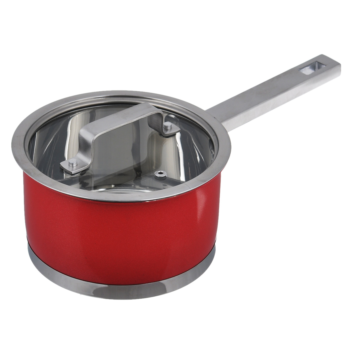 Ковш Bohmann с крышкой, цвет: красный, 1,9 л2716BHNEW Ковш Bohmann с крышкой, цвет: красный, 1,9 л2716BHNEWКовш Bohmann, изготовленный из высококачественной нержавеющей стали. Ковш имеет капсульное дно с алюминиевым основанием, которое быстро и равномерно накапливает тепло и так же равномерно передает его пище. Оно позволяет готовить блюда с минимальным количеством воды и жира, сохраняя при этом вкусовые и питательные вещества продуктов. Внешняя поверхность ковша оформлена сочетанием зеркальной и матовой цветной полировки. Изделие оснащено удобной ручкой из нержавеющей стали. Крышка ковша изготовлена из жаропрочного стекла и оснащена отверстием для выхода пара, ободком из нержавеющей стали и удобной ручкой. Благодаря особенному дизайну крышки, пар, образующийся в процессе приготовления, собирается в центре крышки и, конденсируясь, капает на дно кастрюли. Крышка и обод кастрюли имеют такую форму, что между ними образуется водное кольцо, предотвращающее испарение влаги и потерю вкусовых свойств продуктов. Ковш Bohmann - это идеальный подарок для современных хозяек, которые...