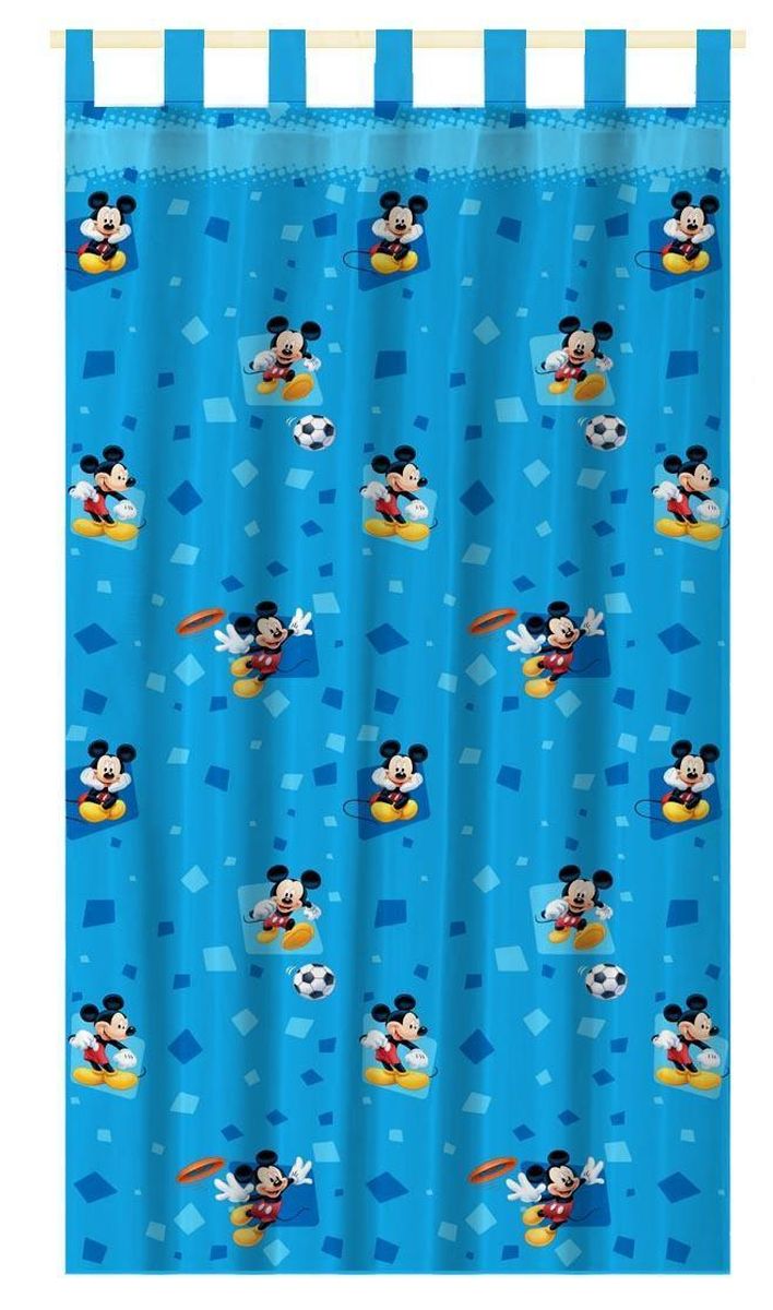 Штора интерьерная Disney Микки Маус, на петлях, высота 280 см64889 Штора интерьерная Disney Микки Маус, на петлях, высота 280 см64889Штора Disney Микки Маус изготовлена из 100% полиэстера. Она удобна в эксплуатации и проста в уходе. Изделие не деформируется и не теряет яркость нанесенного рисунка. Штора интерьерная Disney Микки Маус с изображением любимого героя украсит детскую комнату и непременно будет радовать вашего ребенка. Крепится на петлях. Рекомендации по уходу: стирать в ручном режиме без использования отбеливающих средств. Химчистка запрещена.