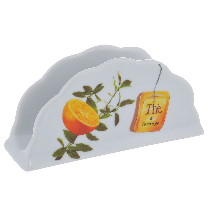 Салфетница Larange Апельсин. 586-280586-280 Салфетница Larange Апельсин. 586-280586-280Салфетница Апельсин выполнена из высококачественного фарфора и украшена изображением апельсинов. Салфетница идеально подойдет для украшения стола и станет отличным подарком к любому празднику. Элегантный дизайн салфетницы придется по вкусу и ценителям классики, и тем, кто предпочитает утонченность и изысканность. Не использовать в микроволновой печи. Не применять абразивные чистящие вещества. Размер салфетницы: 14 см х 4 см х 6,8 см.
