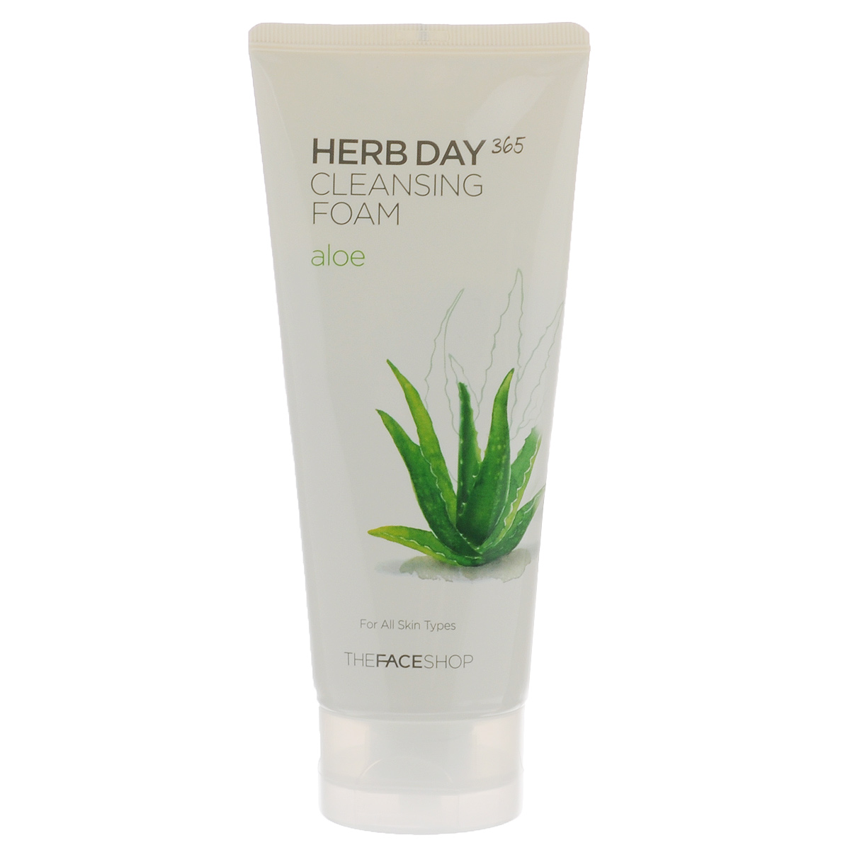 The Face Shop Пенка для умывания Herb Day 365, очищающая, с экстрактом алое, для всех типов кожи, 170 млУТ000000799 The Face Shop Пенка для умывания Herb Day 365, очищающая, с экстрактом алое, для всех типов кожи, 170 млУТ000000799Пенка для умывания Herb Day 365 содержит экстракт алоэ вера и комплекс экстрактов лекарственных трав. Мягко очищает кожу лица, мягко удаляет мертвые клетки и загрязнения пор. Эффективно успокаивает, обладает осветляющим эффектом и увлажняет кожу лица. Экстракт алоэ вера содержит огромное количество биологически активных веществ, из которых наиболее важными для кожи являются: каротин, витамины С и Е, защищающие кожу от повреждающего действия свободных радикалов и преждевременного старения; комплекс полисахаров с высокой влагоудерживающей и иммуностимулирующей способностью; салициловая кислота, эфирные масла и стерины, оказывающие антибактериальное и противовоспалительное действие. Товар сертифицирован.