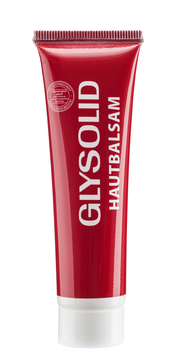Glysolid Бальзам для кожи рук 30 мл50400005 Glysolid Бальзам для кожи рук 30 мл50400005Бальзам для кожи Glysolid - быстрая помощь для потрескавшейся и сухой кожи. Glysolid питает, заживляет раны, поддерживает регенерацию кожи, одновременно защищая ее. Без запаха. Гипоаллергенен. При регулярном применении быстро и надолго улучшит состояние Вашей кожи. Для всей семьи на каждый день. Подходит для детей с первых дней жизни и людям с заболеваниями кожного покрова. Без консервантов, красителей, парабенов, дерматологически протестирован.