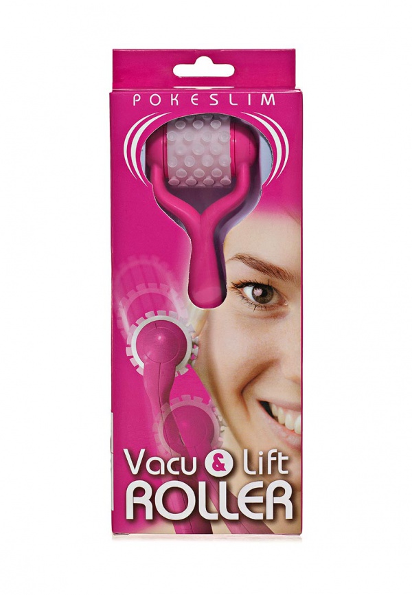 Gezatone Poke Slim Vacu and Lift Roller Массажер для лица1301121 Gezatone Poke Slim Vacu and Lift Roller Массажер для лица1301121Уход за кожей лица, шеи и декольте, тонизация и улучшение цвета лица, удаление загрязнений и лишнего сала - это функции нового аппарата для вакуумного массажа с функцией вибрации Vacu&Lift. Массажер для ухода за кожей Gezatone Poke Slim Vacu and Lift Roller сочетает в себе сразу несколько современных методик, которые уже не первый год используются в косметологии. Аппарат для массажа лица выполнен в виде ролика, на котором равномерно расположены 63 массажных присоски, которые создают эффект вакуумного всасывания. Особенно ценным является то, что такое вакуумное воздействие является нежным и деликатным, не растягивает кожу и не травмирует сосуды. Легкое всасывание улучшает местную циркуляцию крови, способствует устранению отеков, абсорбирует излишнее кожное сало и удаляет загрязнения с поверхности кожи. Таким образом, прибор сразу и очищает кожу, и тонизирует ее, улучшая внешний вид и цвет лица!