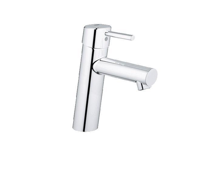 Смеситель для раковины GROHE Concetto new со средним изливом (23451001)4005176998799 Смеситель для раковины GROHE Concetto new со средним изливом (23451001)4005176998799Монтаж на одно отверстие Металлический рычаг GROHE SilkMove керамический картридж 28 мм С ограничителем температуры GROHE StarLight хромированная поверхность GROHE EcoJoy SpeedClean аэратор с ограничением расхода воды 5.7 л/мин Гладкий корпус Гибкая подводка GROHE QuickFix быстрая монтажная система Видео по установке является исключительно информационным. Установка должна проводиться профессионалами!