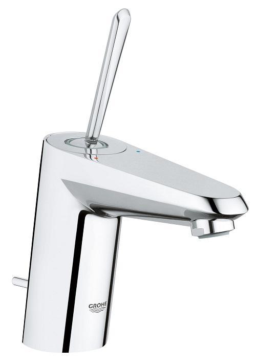 Смеситель для раковины GROHE Eurodisc Joy со сливным гарнитуром, S-Size (23425000)4005176993596 Смеситель для раковины GROHE Eurodisc Joy со сливным гарнитуром, S-Size (23425000)4005176993596GROHE Eurodisc Joystick: смеситель для ванной комнаты с исключительным дизайном и разносторонней функциональностью Благодаря необычному дизайнерскому решению – изящному и одновременно с этим смелому – данный смеситель для раковины из коллекции Eurodisc Joystick станет идеальным дополнением к интерьеру Вашей ванной комнаты. Его ослепительно сияющее, износостойкое хромированное покрытие GROHE StarLight неизбежно приковывает взгляды. Этот однорычажный смеситель оснащен изливом стандартной высоты и подъемным штоком управления сливным клапаном, а также обеспечен рядом полезных функциональных особенностей, дополняющих собой его привлекательный дизайн. Технология GROHE EcoJoy, ограничивающая расход воды смесителем до 5,7 литра в минуту, способствует сбережению природных ресурсов, а также снижению Ваших затрат на коммунальные услуги. Встроенный картридж с технологией GROHE SilkMove обеспечивает плавность регулировки напора воды при минимуме усилий. Благодаря системе предотвращения...