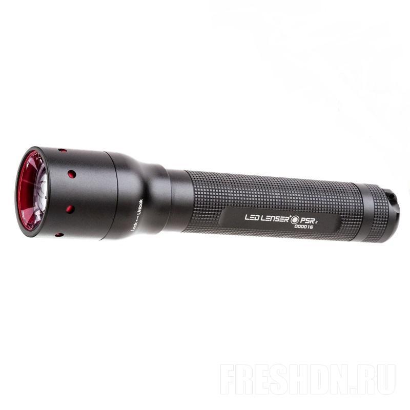 Светодиодный фонарь Led Lenser P5R.2, в кейсеKOCAc6008LED Светодиодный фонарь Led Lenser P5R.2, в кейсеKOCAc6008LEDПрфессиональный светодиодный аккумуляторный фонарь Led lenser P5R.2 по своим техническим качествам превосходит большинство изделий из схожего ряда моделей. Отличается особой яркостью и простейшей технологией подзарядки батареи. Фонарь заряжается через магнитный держатель. Адаптер и гаджет соединяются при контакте.Благодаря инновации Smart Light и использованию микроконтроллеа, на фонаре доступны дополнительные опции. Кроме необычного механизма подзарядки через магнитный контакт, имеется возможность фокусировки луча одной рукой. Прибор оснащен рефлекторной линзой фокусирования Advanced Focus System и благодаря ней световой поток не требует регулировки. Led Lenser P5R.2 довольно экономичный. Комплектный аккумулятор в тестовых режимах свободно выдержал более 1000 циклов зарядки.