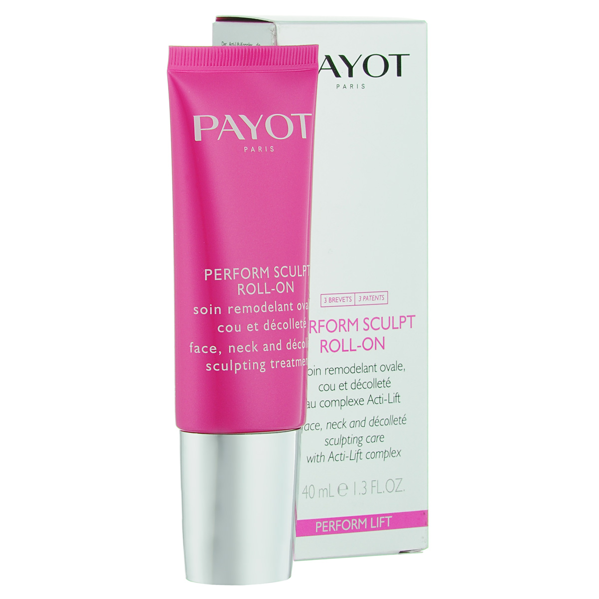 Payot Средство для моделирования овала лица, шеи и декольте Perform Lift 40 мл65092172 Payot Средство для моделирования овала лица, шеи и декольте Perform Lift 40 мл65092172укрепляет, тонизирует и разглаживает кожу шеи и декольте; стимулирует поддерживающие мышцы шеи благодаря массажному ролику-аппликатору; восстанавливает контур лица