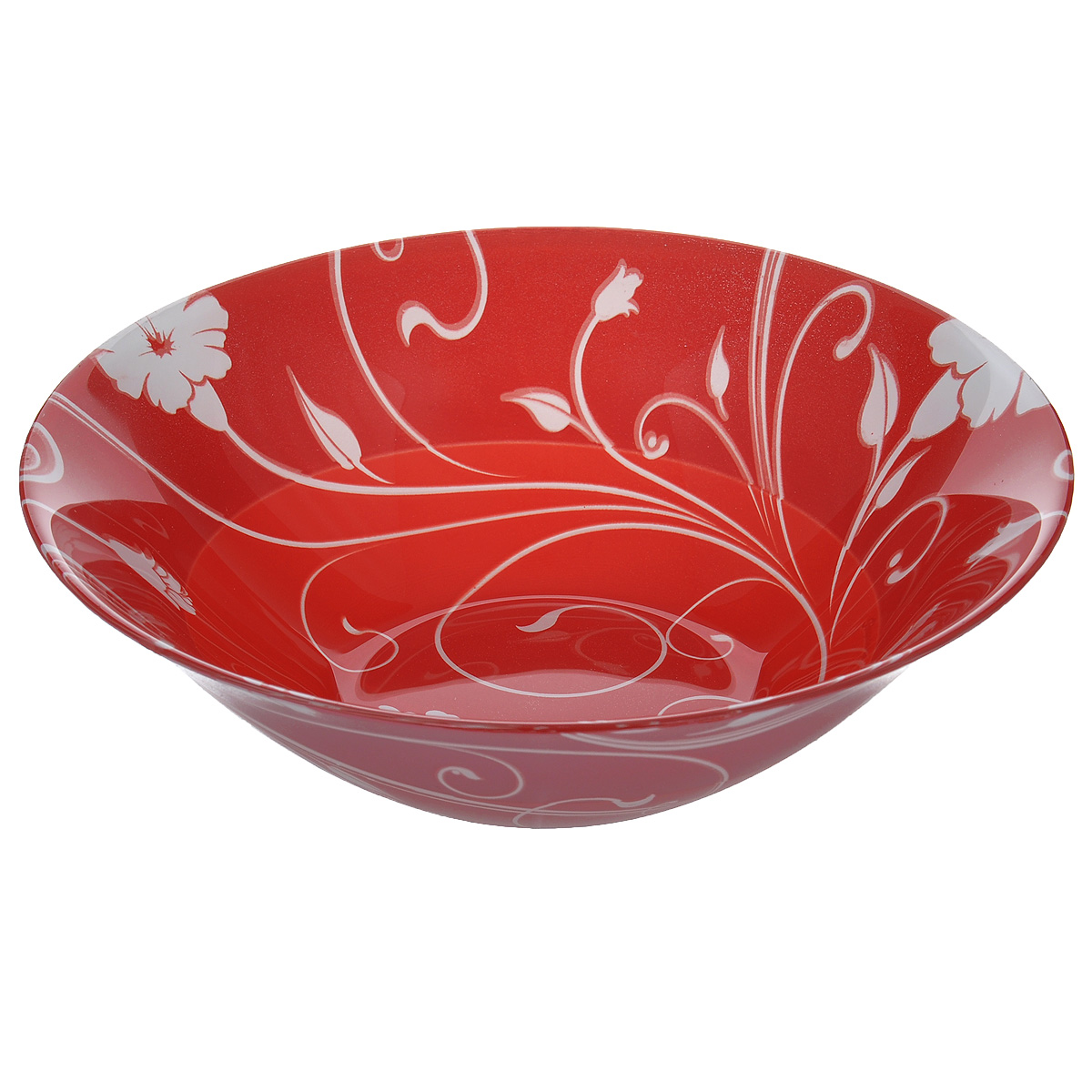 Салатник Pasabahce Red Serenade, цвет: красный, диаметр 23 см10415BD3 Салатник Pasabahce Red Serenade, цвет: красный, диаметр 23 см10415BD3Салатник Pasabahce Red Serenade выполнен из закаленного стекла. Изделие украшено изысканным цветочным орнаментом. Внешняя сторона - матовая. Набор прекрасно подойдет для сервировки различных блюд. Яркий дизайн украсит стол и порадует вас и ваших гостей. Нельзя использовать в микроволновой печи. Можно использовать в морозильной камере. Диаметр салатника: 23 см. Высота салатника: 7 см.