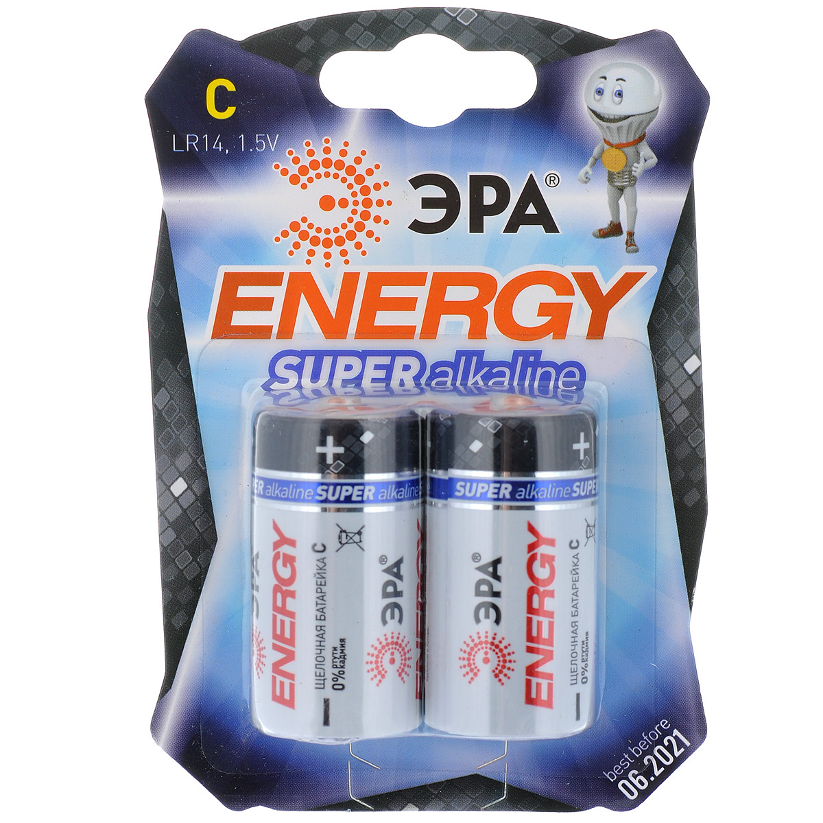 Батарейка алкалиновая ЭРА Energy, тип C (LR14), 1,5В, 2 шт5055398600993 Батарейка алкалиновая ЭРА Energy, тип C (LR14), 1,5В, 2 шт5055398600993Щелочные (алкалиновые) батарейки ЭРА Energy оптимально подходят для повседневного питания множества современных бытовых приборов: электронных игрушек, фонарей, беспроводной компьютерной периферии и многого другого. Батарейки созданы для устройств со средним и высоким потреблением энергии. Работают в 10 раз дольше, чем обычные солевые элементы питания. В комплекте - 2 батарейки. Размер батарейки: 2,5 см х 4,6 см.