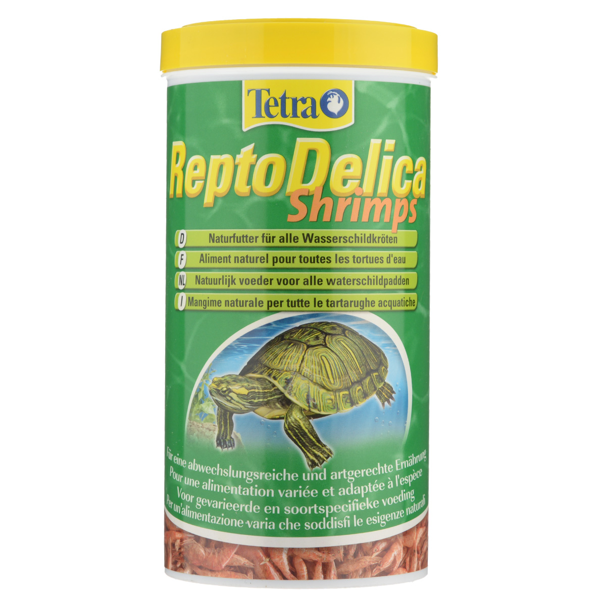 Корм-лакомство для водных черепах Tetra ReptoDelica Shrimps, креветки, 1 л0120710 Корм-лакомство для водных черепах Tetra ReptoDelica Shrimps, креветки, 1 л0120710Дополнительный корм-лакомство Tetra ReptoDelica Shrimps для плотоядных черепах. Цельные сублимированные креветки для удовольствия и разнообразия в еде. Богаты минералами - способствуют правильному развитию костей и панциря. Отличная добавка. Рекомендации по кормлению: давайте рептилиям такое количество корма, которое они смогут съесть за короткое время. Через 30 минут удалите из воды несъеденные остатки.Состав: 100 % креветки.Вес: 1000 мл (100 г).Товар сертифицирован.