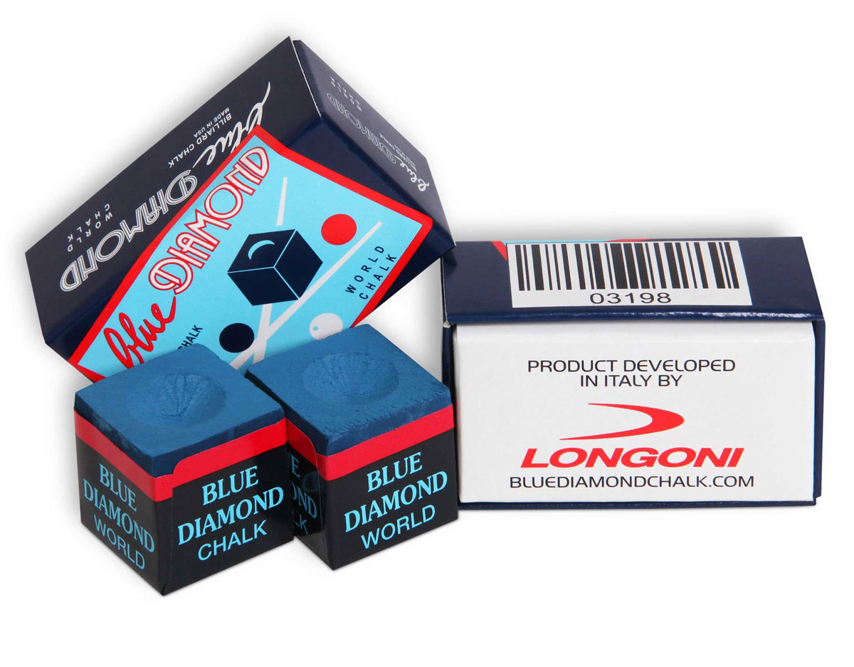 Мел для бильярда Longoni Blue Diamond Blue, 2 шт03198 Мел для бильярда Longoni Blue Diamond Blue, 2 шт03198Мел Longoni Blue Diamond Blue невероятно долго держится на наклейке после нанесения на нее - удар за ударом. Выпускается ограниченными партиями, что позволяет максимально контролировать высокое качество изготовления. Формула мела, разработанная специалистами Longoni много лет назад, держится в строгом секрете.