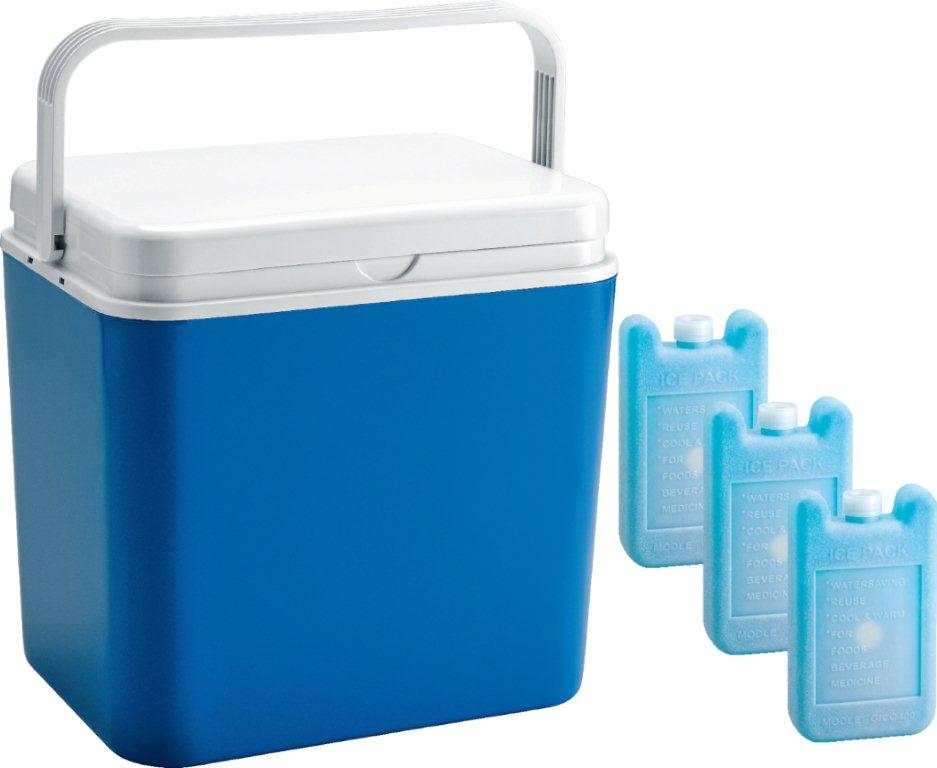 Контейнер изотермический Atlantic Cool Box, цвет: синий, 30 л + аккумулятор холода, 3 х 400 г5103 Контейнер изотермический Atlantic Cool Box, цвет: синий, 30 л + аккумулятор холода, 3 х 400 г5103Легкий и прочный изотермический контейнер Atlantic Cool Box предназначен для сохранения определенной температуры продуктов во время длительных поездок. Корпус и крышка контейнера изготовлены из высококачественного пластика. Между двойными стенками находится термоизоляционный слой, который обеспечивает сохранение температуры. Крышку можно использовать в качестве столика или подноса. Ручка служит фиксатором крышки, которая закрывается очень плотно. К контейнеру прилагается три аккумулятора холода по 400 г каждый. При использовании аккумулятора холода контейнер обеспечивает сохранение продуктов холодными до 12 часов. Температурный режим эксплуатации: от -30°C до +60°C. Контейнер идеально подходит для отдыха на природе, пикников, туристических походов и путешествий. Объем контейнера: 30 л. Размер контейнера: 40 см х 38 см х 29 см.