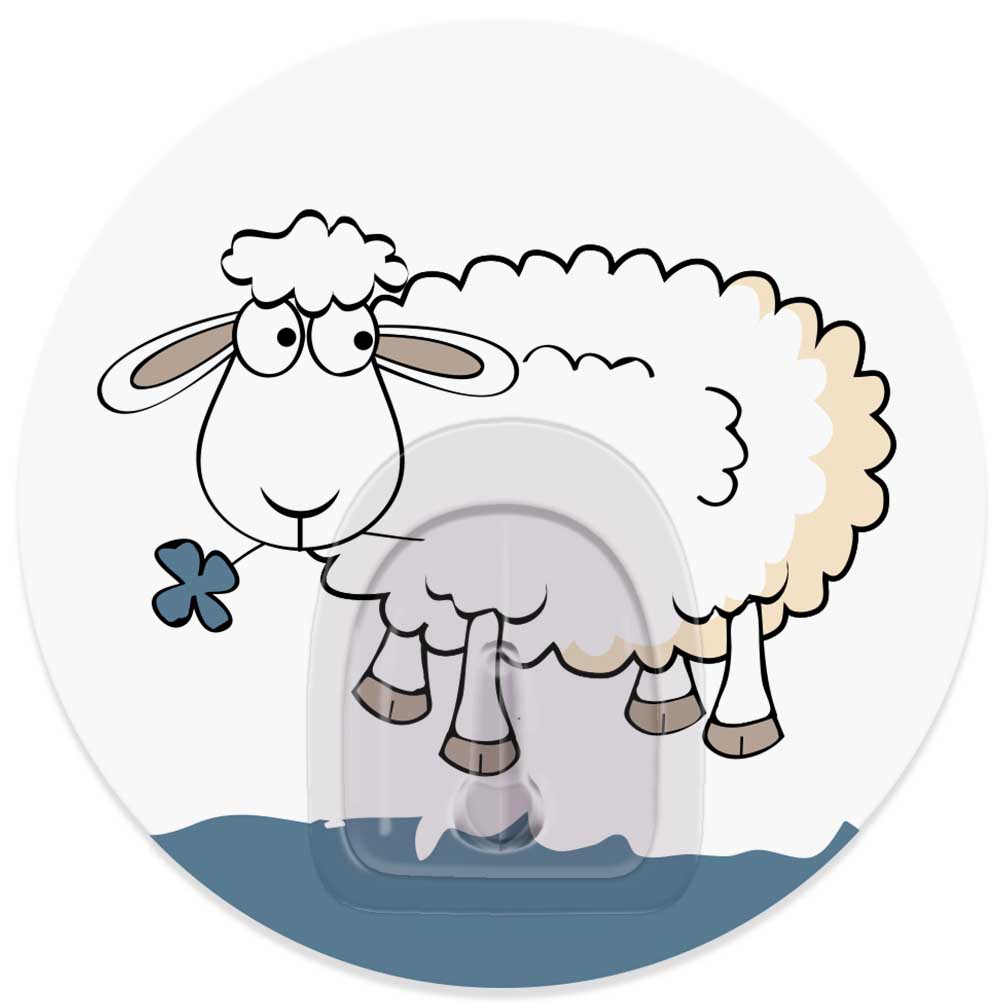 Крючок адгезивный Tatkraft Funny Sheep. Bella, диаметр 8 см21112 Крючок адгезивный Tatkraft Funny Sheep. Bella, диаметр 8 см21112Адгезивный крючок Tatkraft Funny Sheep. Bella изготовлен из пластика. Крючок может быть установлен только на ровной воздухонепроницаемой поверхности: плитка, стекло, пластик, металл, ламинированное дерево и другие. Крючок является многоразовым, что позволяет перевесить его в любое удобное место. Крючок Tatkraft Funny Sheep. Bella имеет авторский дизайн, который украсит любой интерьер. Диаметр крючка: 8. Максимальная нагрузка: 3 кг.