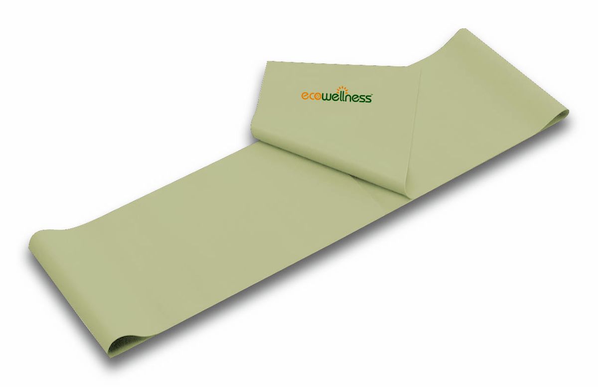 Лента для аэробики Ecowellness, цвет: оливковый, толщина 0,5 мм. QB-102G3-50QB-102G3-50 Лента для аэробики Ecowellness, цвет: оливковый, толщина 0,5 мм. QB-102G3-50QB-102G3-50Лента Ecowellness выполнена из высококачественного латекса, предназначена для занятий аэробикой и идеально подходит для укрепления верхней и нижней части тела. Это полноценный компактный тренажер, который удобно брать с собой в дорогу. Размер: 120 см х 15 см. Толщина: 0,5 мм.