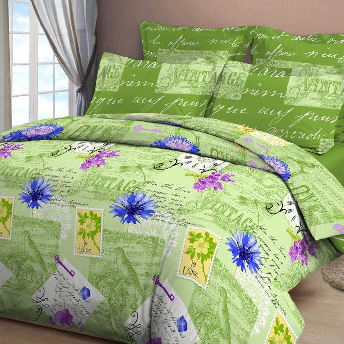 Комплект белья Letto, 1,5-спальный, наволочки 70х70, цвет: зеленый. B28-3B28-3 Комплект белья Letto, 1,5-спальный, наволочки 70х70, цвет: зеленый. B28-3B28-3Серия «Традиция» от Letto – это возможность купить оптом недорогое постельное белье, выполненной из классической российской бязи, знакомой многим домохозяйка. Не смотря на то, что на смену бязи пришли более комфортные ткани для постельного белья, такие как сатин и перкаль, бязь продолжает оставаться одним из самых востребованных продуктов на текстильном рынке России, благодаря своим потребительским свойствам и доступной цене. Для производства серии «Традиция» используется российская бязь, плотностью 125гр/м, с применением устойчивых импортных красителей и печати с новомодным эффектом 3D. Коллекция отшивается в традиционных размерах 1.5-cп, 2,0–сп. и евро размере с нав-ками 70*70.
