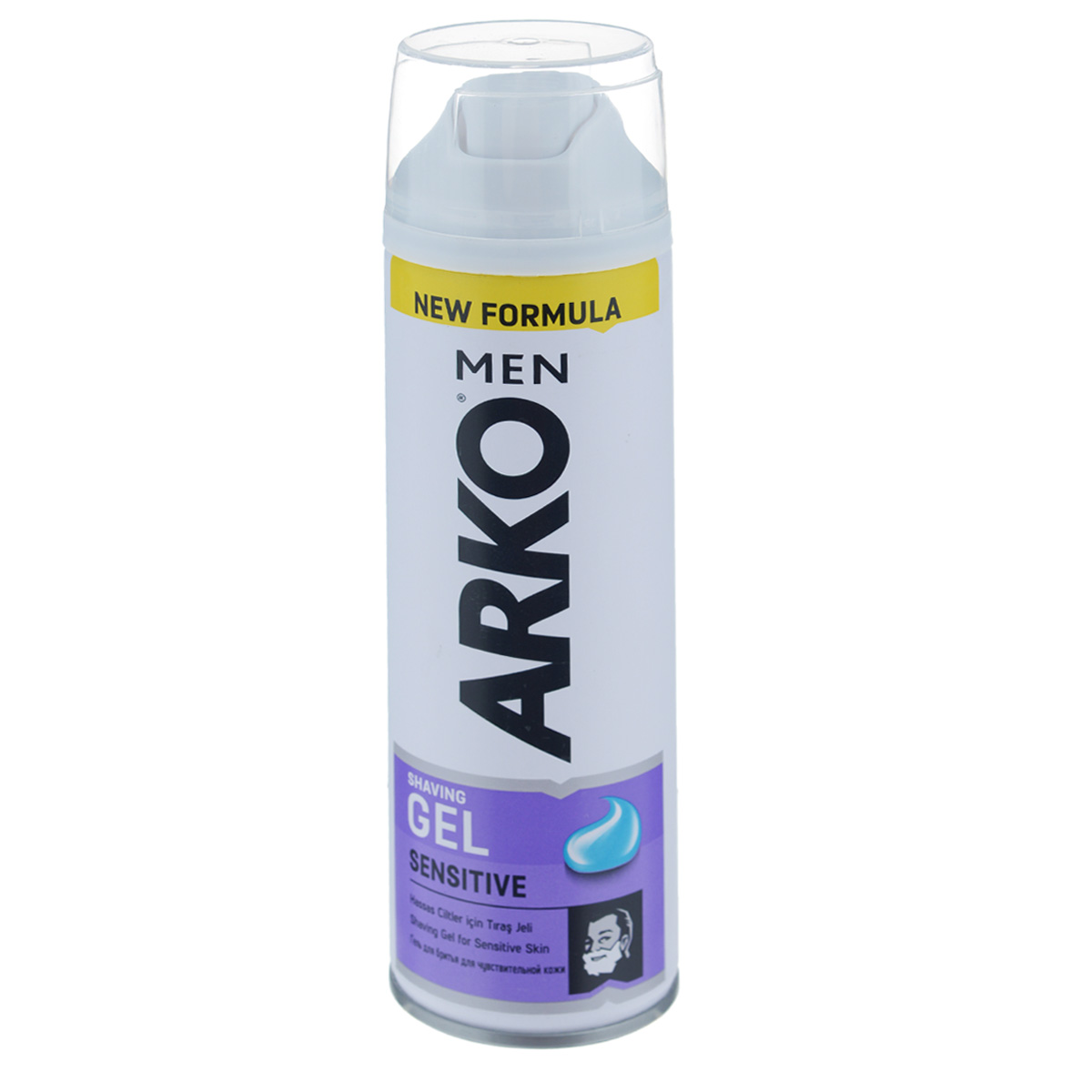 Arko MEN Гель для бритья Sensitive 200мл800535674 Arko MEN Гель для бритья Sensitive 200мл800535674обеспечивает гладкое и комфортное бритье, благодаря системе защиты кожи Skin Shield: ?Добавлен оксид кремния и глицерин для более гладкого скольжения; ?Для лучшего распределения на коже уменьшено содержание глицерилолеатаи стеариновой кислоты; ?Более быстрое вспенивание; New