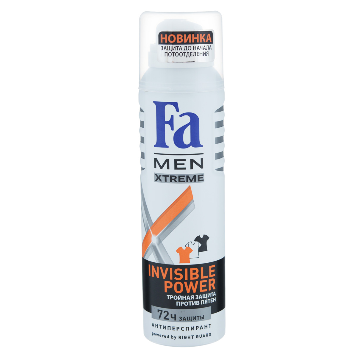 FA MEN Xtreme Дезодорант-аэрозоль Invisible, 150 мл12083659 FA MEN Xtreme Дезодорант-аэрозоль Invisible, 150 мл12083659Fa Men Invisible Power – экстремальная защита от пота, запаха, а так же белых, желтых и масляных пятен на одежде. Инновационная формула с технологией Sweat Detect* борется с потом еще до его появления. - Научно доказано: 72ч защиты от пота и запаха - 0 % спирта. Хорошая переносимость кожей подтверждена дерматологами. Также почувствуйте притягательную свежесть, принимая душ с гелем для душа Fa Men Xtreme.