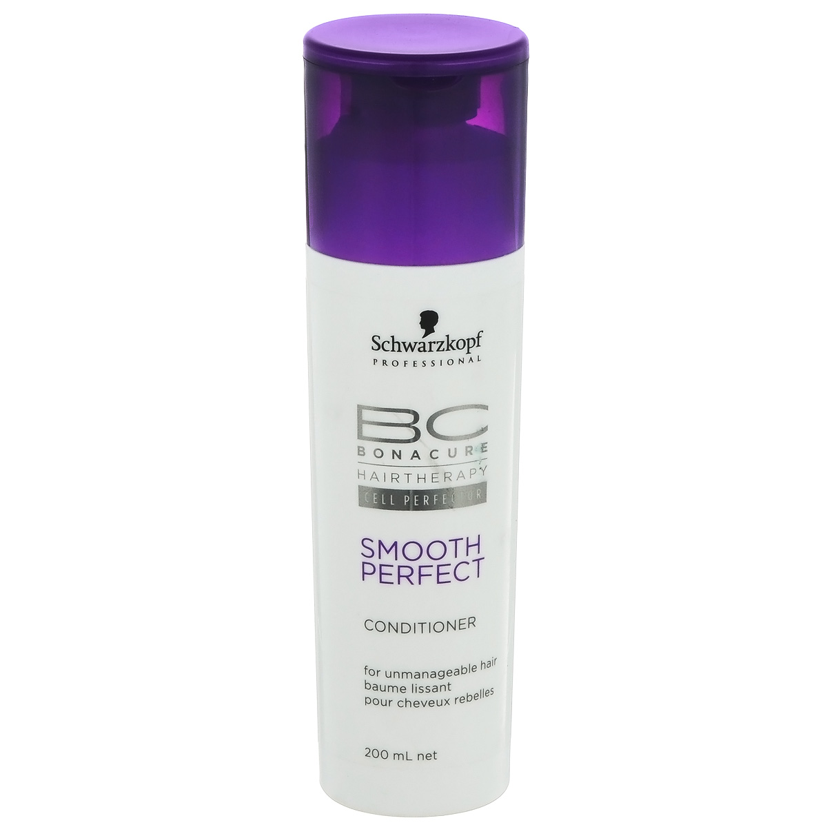 Bonacure Кондиционер Идеальная Гладкость Smooth Perfect Conditioner 200 мл1801308 Bonacure Кондиционер Идеальная Гладкость Smooth Perfect Conditioner 200 мл1801308Эффективный смягчающий кондиционер для непослушных, густых и грубых, волнистых или кудрявых волос, нуждающихся в ежедневном увлажнении и разглаживании. Высокоэффективная катионная комбинация Quats нейтрализует негативные воздействия на поверхность волос и обеспечивает более длительный контроль, а силиконы разглаживают , помогая сделать волосы послушными и прямыми. Усиливает блеск. Защищает от влажности. Для достижения максимального результата рекомендуется использовать в комплексе с шампунем BC Smooth Perfect.