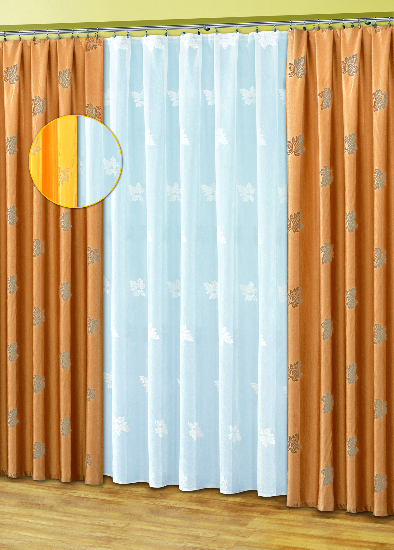 Комплект штор HAFT 250*500+170*250*2. 50110/25050110/250 Комплект штор HAFT 250*500+170*250*2. 50110/25050110/250Комплект штор XAFT 250*500+170*250*2. 50110/250 Материал: 100% п/э, размер: 250*500+170*250*2, цвет: бежево-золотой