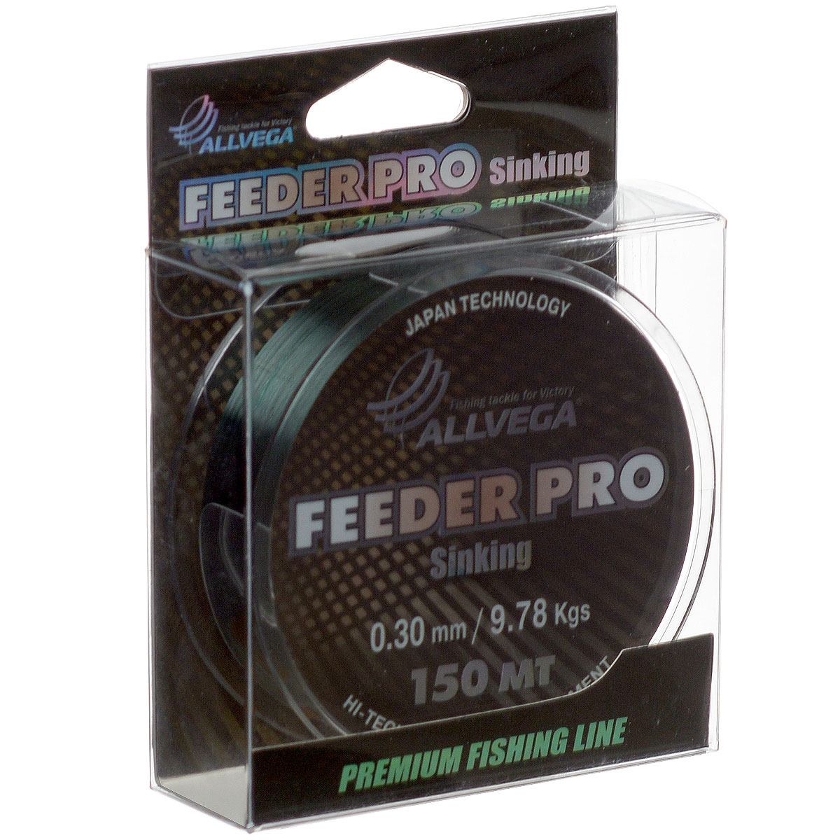 Леска Allvega Feeder Pro Sinking, цвет: темно-зеленый, 150 м, 0,3 мм, 9,78 кг39959 Леска Allvega Feeder Pro Sinking, цвет: темно-зеленый, 150 м, 0,3 мм, 9,78 кг39959Леска Allvega Feeder Pro Sinking предназначена для фидерной ловли. Обладает всеми необходимыми характеристиками для фидерной ловли. Это - повышенная стойкость к перетиранию о бровки, камни и ракушечник, отлично тонет, имеет малую растяжимость, окрашена в темно-зеленый цвет. Может с успехом использоваться в матчевой ловле и при ловле на зимнюю поплавочную удочку.