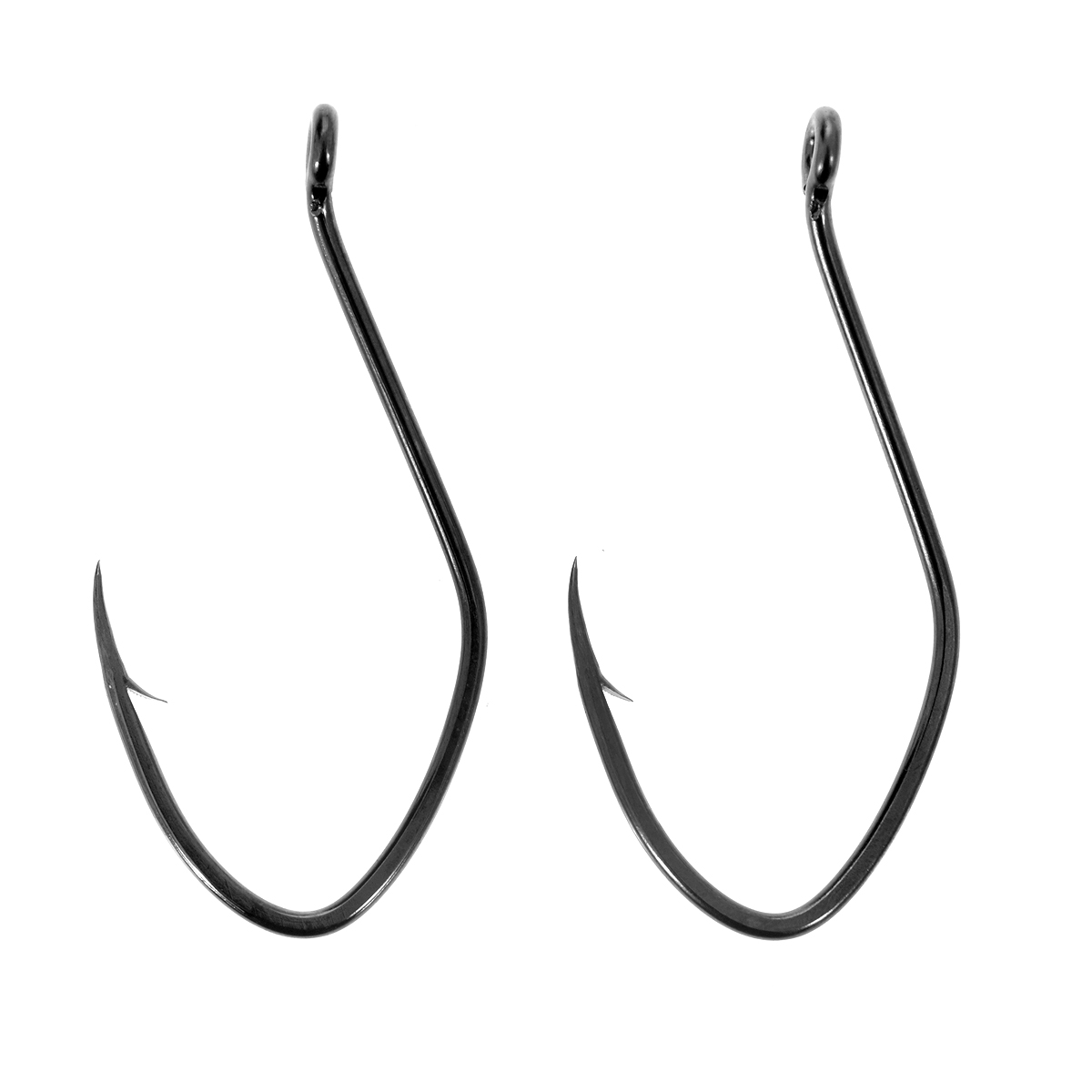 Крючки рыболовные Cobra Catfish, цвет: черный, размер 10/0, 2 штC1102NSB-K100 Крючки рыболовные Cobra Catfish, цвет: черный, размер 10/0, 2 штC1102NSB-K100Прочные крючки Cobra Catfish для ловли трофейной рыбы, прекрасно удерживает различные насадки. Данные крючки хорошо себя зарекомендовали при ловле на живую насадку – своим весом они не стесняют ее движений. Благодаря специальной заточке жала, крючок легко пробивает прочную хрящевую и костную ткань. Чуть отогнутое назад колечко позволяет привязывать крючок к леске различными способами.