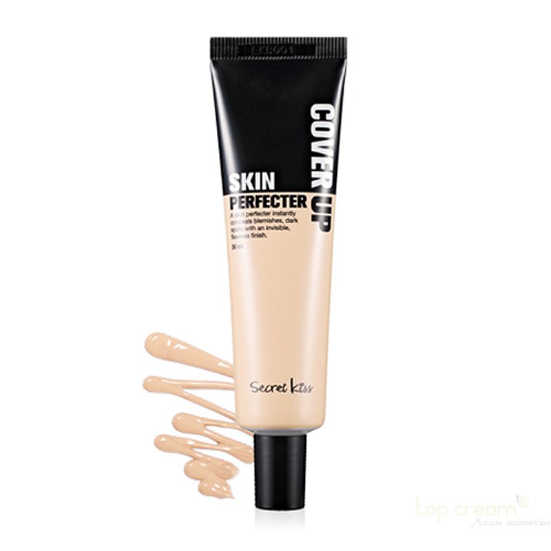 Secret Key Ухаживающий консилер Cover Up Skin Perfecter Light 30 мл94739 Secret Key Ухаживающий консилер Cover Up Skin Perfecter Light 30 мл94739Крем является основой для дневного и вечернего макияжа, который маскирует недостатки кожи и устраняет причину их появления. Создавая тонкий слой, препарат оставляет возможность коже дышать весь день, и вместо парового эффекта обычного тонального крема, создает впечатления крема и становится незаменимой составляющей женской косметички.