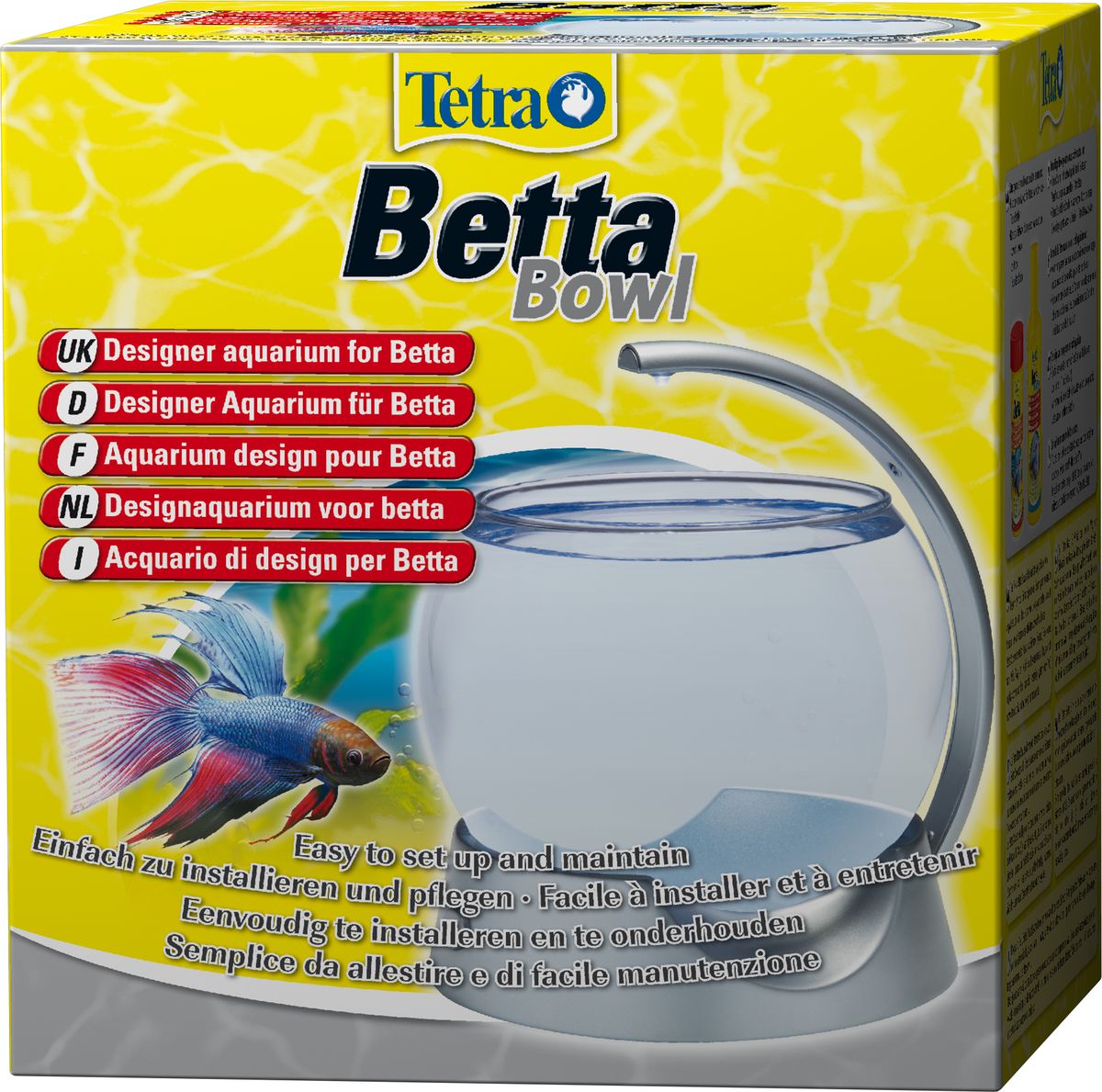 Аквариум-шар для петушков Tetra Betta Bowl с освещением, 1,8 л193949 Аквариум-шар для петушков Tetra Betta Bowl с освещением, 1,8 л193949Дизайнерский аквариум современного дизайна прост в установке и использовании. Эффективное и долговечное LED освещение. Высококачественный и прочный стеклянный аквариум. Работа от батареек - для дополнительной безопасности. Объем: 1,8 л. Гарантия 2 года (не распространяется на освещение).