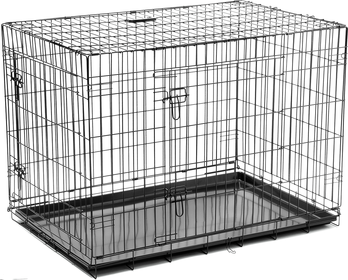 Клетка для собак V.I.Pet, с поддоном, двухдверная, 108 х 70 х 78 см06005 Клетка для собак V.I.Pet, с поддоном, двухдверная, 108 х 70 х 78 см06005Металлическая клетка для собак V.I.Pet отлично подойдет для перевозки вашего питомца в машине, а также для удобного размещения дома или на выставке. Клетка оборудована пластиковым поддоном и прорезиненными ножками, которые предотвращают скольжение клетки по полу. Изделие имеет две дверцы - одну спереди и одну сбоку. Фиксируются дверцы при помощи надежных замков. Клетка легко и просто собирается без инструментов. Для удобства переноски изделие оснащено удобной пластиковой ручкой.