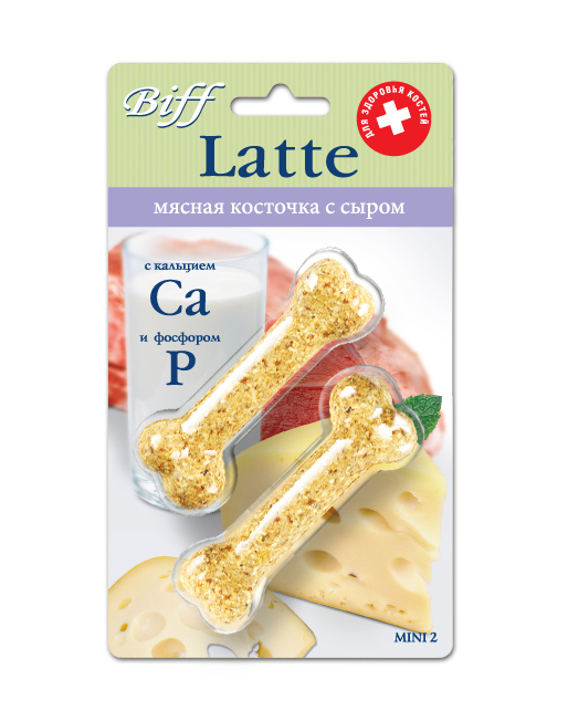 Лакомство для собак Biff Latte мясная косточка с сыром, 2 шт2060 Лакомство для собак Biff Latte мясная косточка с сыром, 2 шт2060Мясная косточка с сыром - идеальное лакомство для привередливых в еде собак, а добавленные в состав косточки кальций и фосфор способствуют правильному развитию костей. Кальций и фосфор являются основой правильного формирования костной ткани, а также играют важную роль в деятельности центральной нервной системы и внутриклеточном энергетическом обмене. Именно в молочных продуктах наблюдается их оптимальное соотношение. Вкус: сыр Состав: Кожа говяжья – 34%, кукуруза – 16%, пшеница – 12%, желудок говяжий -11%, сыр – 10%, мясокостная мука- 9%, кишки говяжьи – 6%,укроп – 2%. Условия хранения: хранить в сухом прохладном месте. Товар сертифицирован.