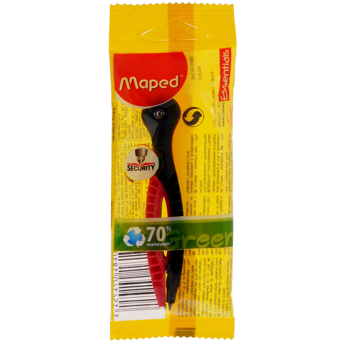 Циркуль пластиковый Maped Essentials с грифелем, цвет: черный, розовый18100_черный, розовый Циркуль пластиковый Maped Essentials с грифелем, цвет: черный, розовый18100_черный, розовыйЦиркуль пластиковый Maped Essentials с грифелем - это обучающий циркуль с ярким вдохновляющим дизайном и безопасной иглой. Эргономичный дизайн разработан специально для комфортного обучения. Держать циркуля выполнен из пластика с нескользящей поверхностью.