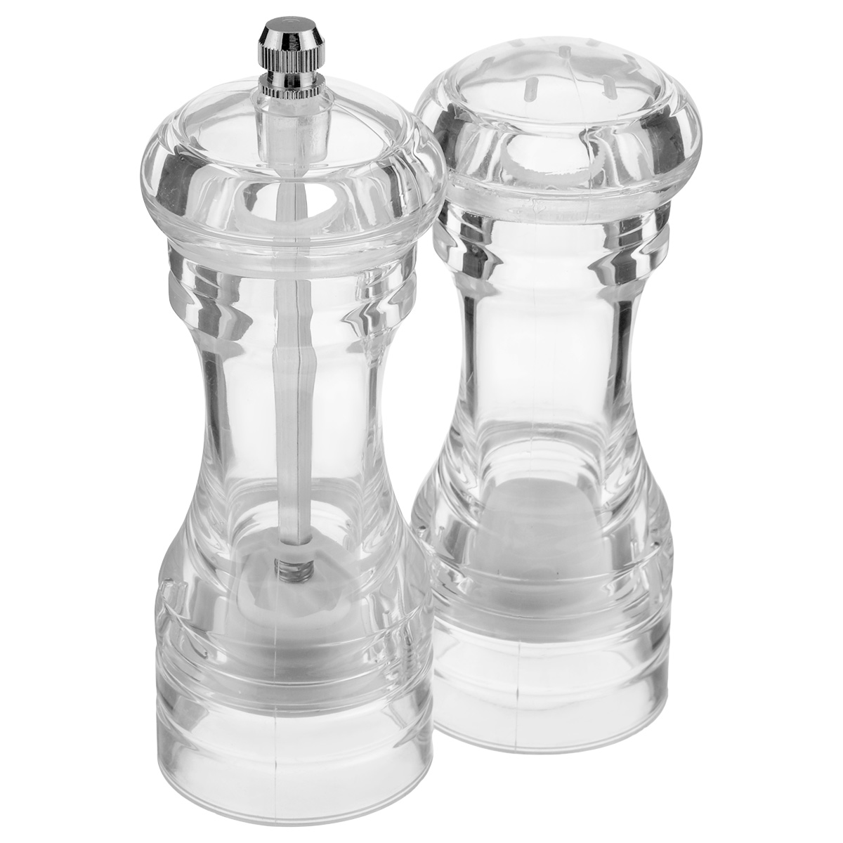 Набор для специй Kesper, 2 предмета1350-0 Набор для специй Kesper, 2 предмета1350-0Набор Kesper, состоящий из солонки и мельницы для перца, изготовлен из прочного высококачественного акрила. Солонка и мельница легки в использовании, с ними вы с легкостью сможете поперчить или добавить соль по вкусу в любое блюдо. Приятный дизайн, эстетичность и функциональность набора позволят ему стать достойным дополнением к кухонному инвентарю. Высота солонки: 13 см. Высота мельницы: 14 см. Диаметр емкостей: 5 см.