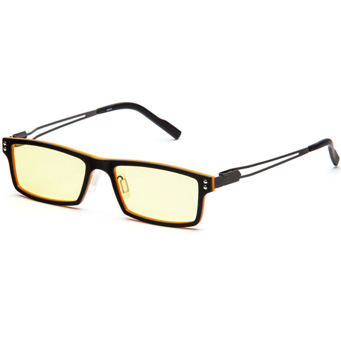 SP Glasses AF071 Titanium , Black Orange компьютерные очкиINT-06501 SP Glasses AF071 Titanium , Black Orange компьютерные очкиINT-06501SP Glasses AF071 Titanium - компьютерные очки с желтыми линзами, которые предназначены для защиты глаз от вредного излучения мониторов, ноутбуков, игровых приставок, электронных книг, телевизоров. Их линзы изготовлены из качественного прочного пластика и оснащены специальными светофильтрами, позволяющими не перенапрягать глаза при длительной работе за компьютером и с другими подобными устройствами с дисплеями и мониторами. Очки эффективно уменьшают слезоточивость и резь в глазах, снижают утомляемость. Также их можно использовать для защиты глаз от света люминесцентных ламп, при работе с мелкими деталями и движущимися элементами.Наносники: регулируемыеГеометрия: прямоугольная