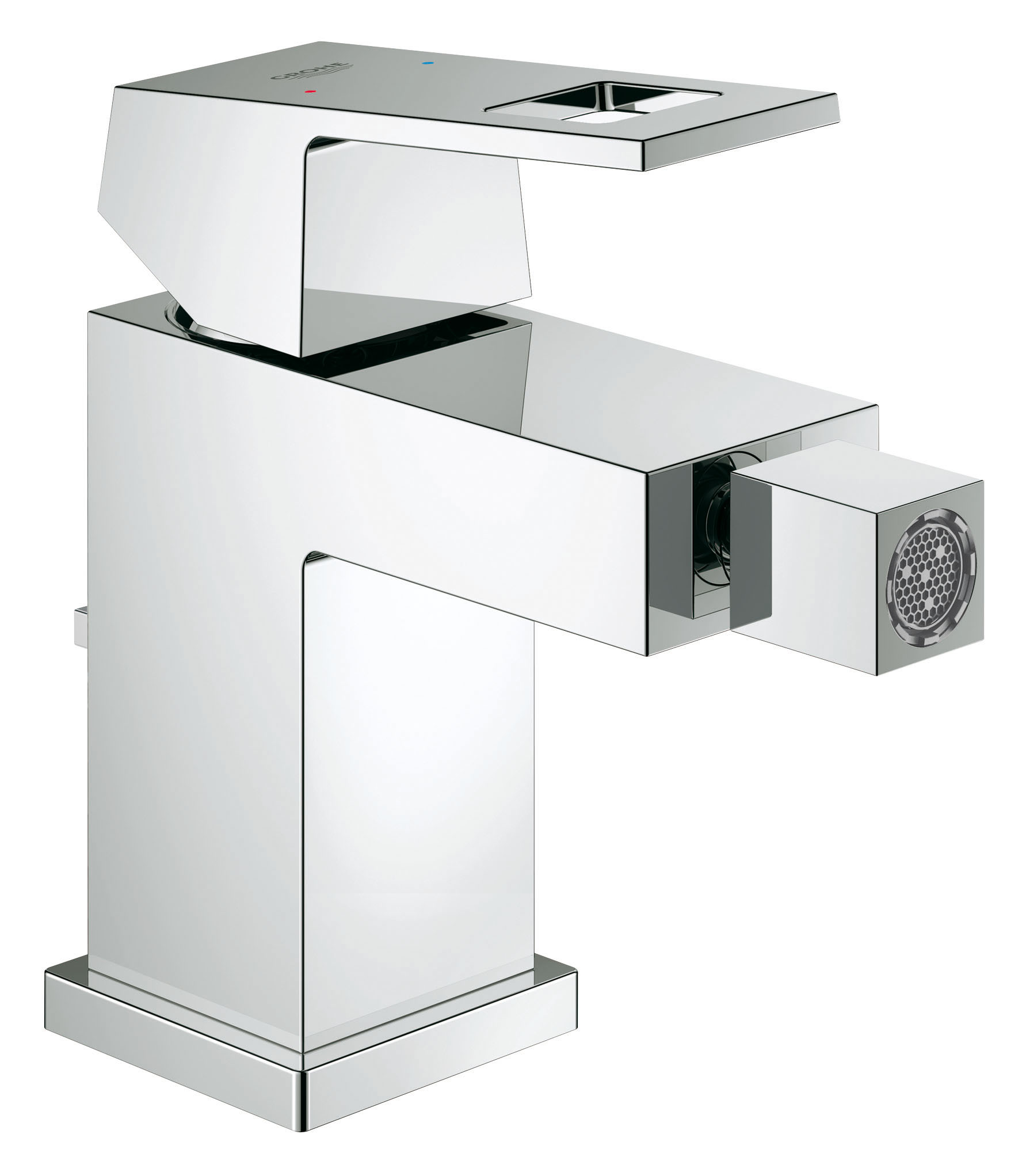 Смеситель для биде GROHE Eurocube с донным клапаном (23138000)23138000 Смеситель для биде GROHE Eurocube с донным клапаном (23138000)23138000Смеситель для биде с изливом на шарнирном соединении, обеспечивающем удобство и комфорт Этот смеситель для биде из коллекции GROHE Eurocube располагает многообразием практичных функций, которые обеспечат Вам комфорт при пользовании ванной комнатой. Излив на шарнирном соединении позволит Вам точно контролировать направление струи воды, а встроенный в смеситель подъемный шток – легко открывать и закрывать сливной клапан. В конструкции данного однорычажного смесителя применяется технология GROHE SilkMove, которая обеспечивает плавное и не требующее усилий управление температурой и напором струи воды. Система монтажа GROHE QuickFix Plus позволит выполнить установку смесителя быстро и легко. Благодаря износостойкому хромированному покрытию GROHE StarLight Ваш смеситель сохранит свой потрясающий блеск даже после многих лет эксплуатации. Особенности: Монтаж на одно отверстие Металлический рычаг GROHE SilkMove керамический картридж 28 мм GROHE StarLight хромированная...